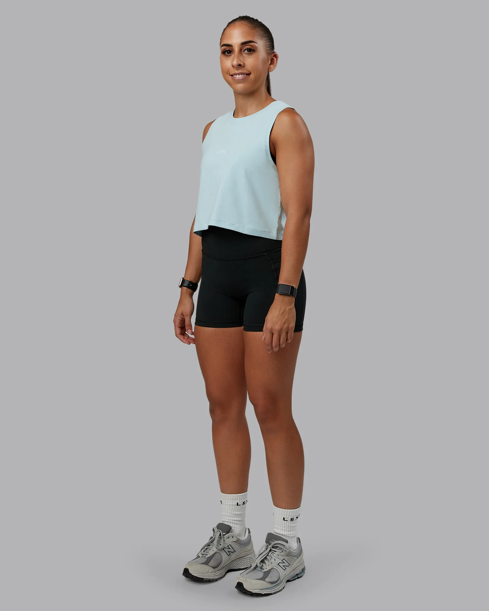 Go-To FLXCotton Tank - Skyride-White - Image 2