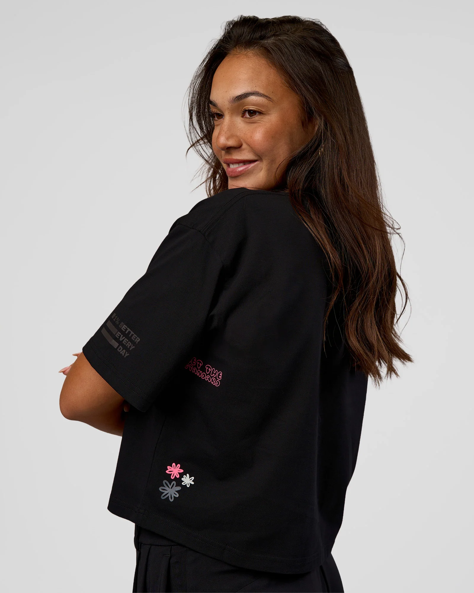 Go-To Heavyweight Reflective Skimmer Tee - Black-Reflective - Image 5