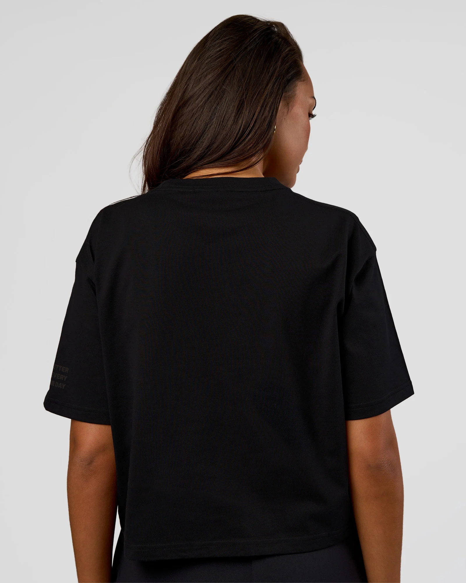 Go-To Heavyweight Reflective Skimmer Tee - Black-Reflective - Image 8