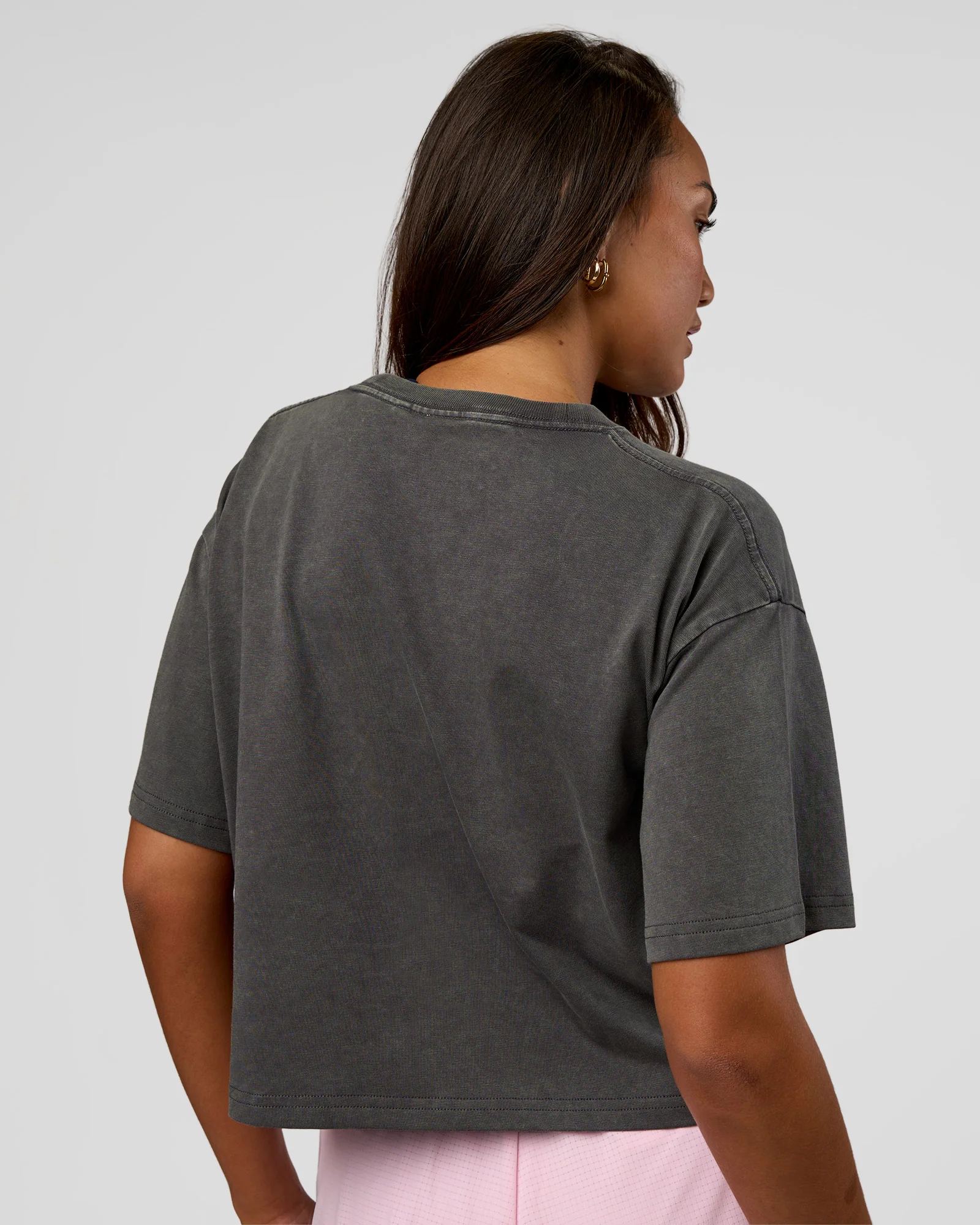 Go-To Heavyweight Reflective Skimmer Tee - Dark Storm Washed-Reflective - Image 7