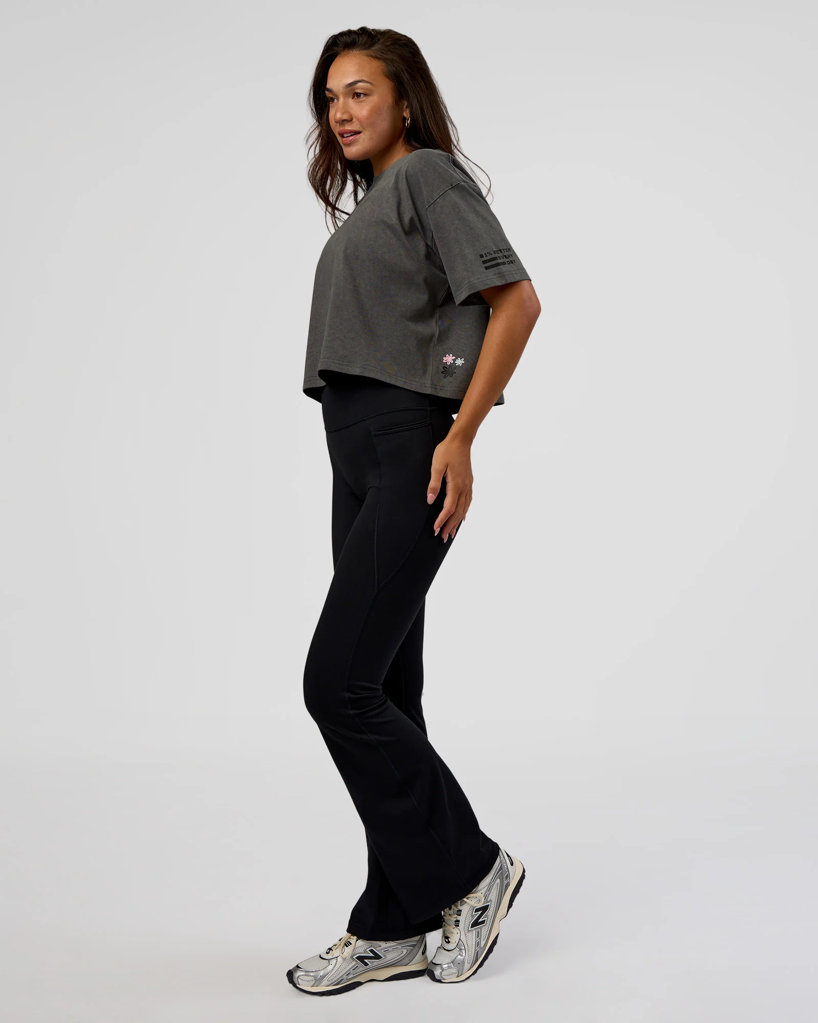 Go-To Heavyweight Reflective Skimmer Tee - Dark Storm Washed-Reflective - Image 8