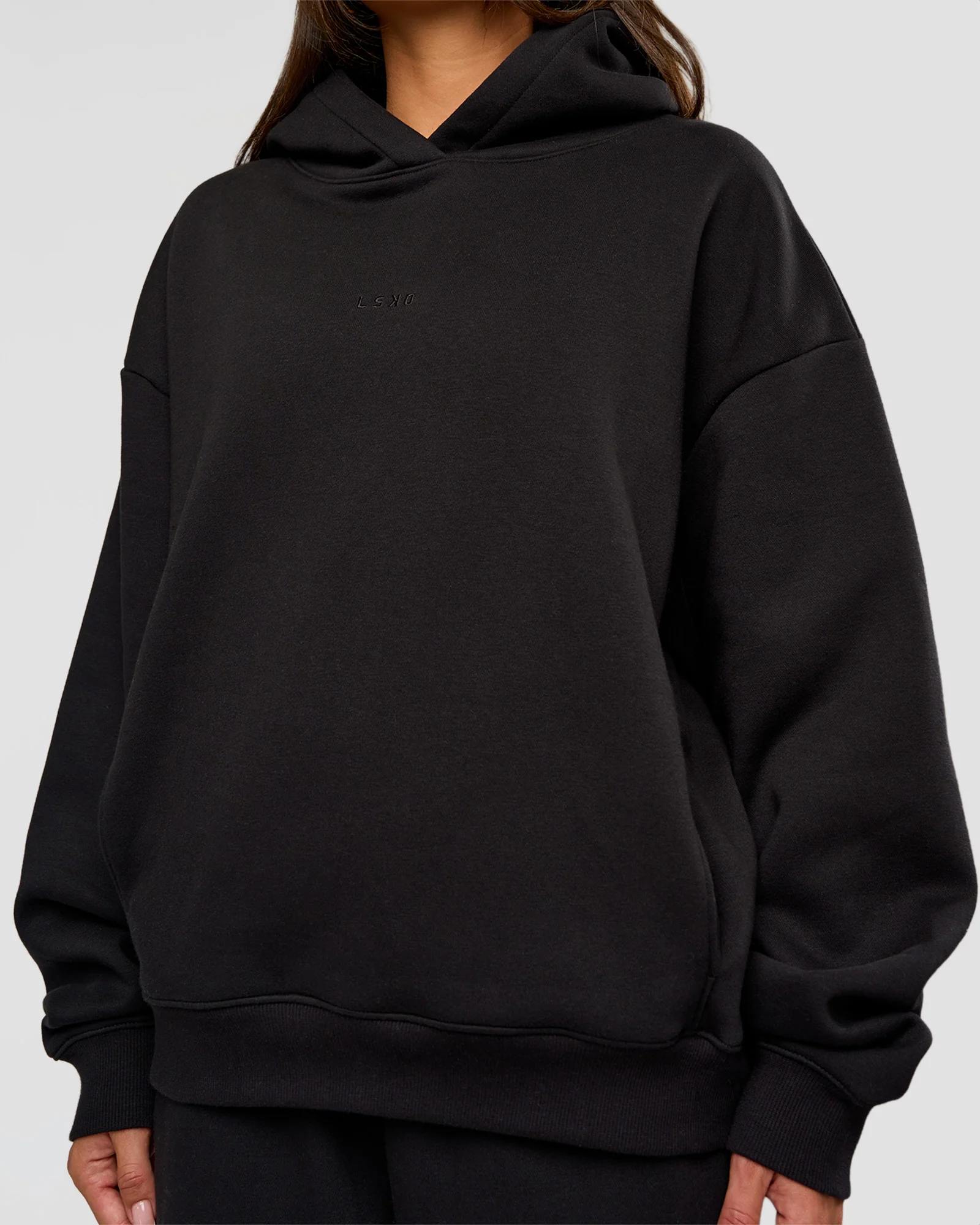 Go-To Oversized Hoodie - Black - Image 4