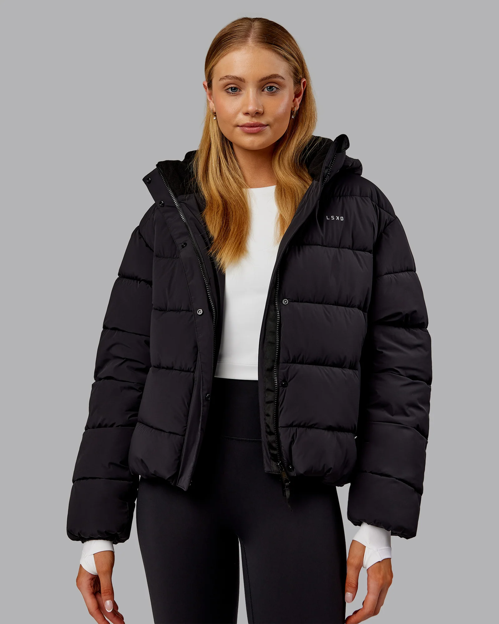 Go-To Puffer Jacket - Black - Image 2