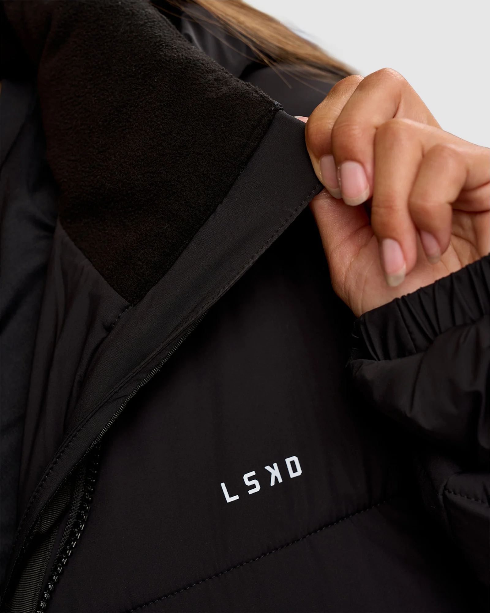 Go-To Puffer Long Jacket - Black - Image 4