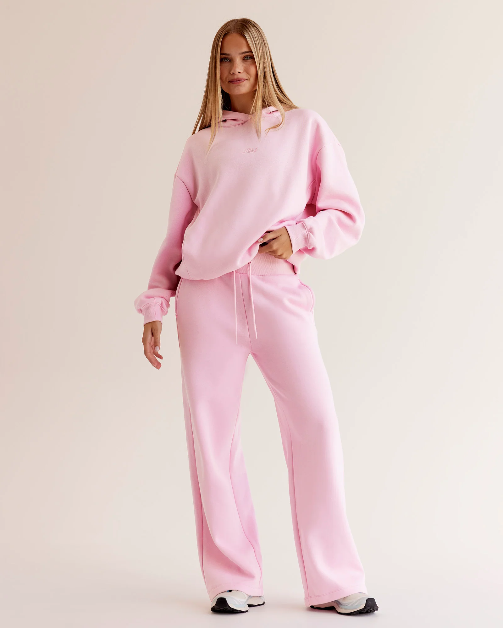 Go-To Script Oversized Hoodie - Marshmallow - Image 2