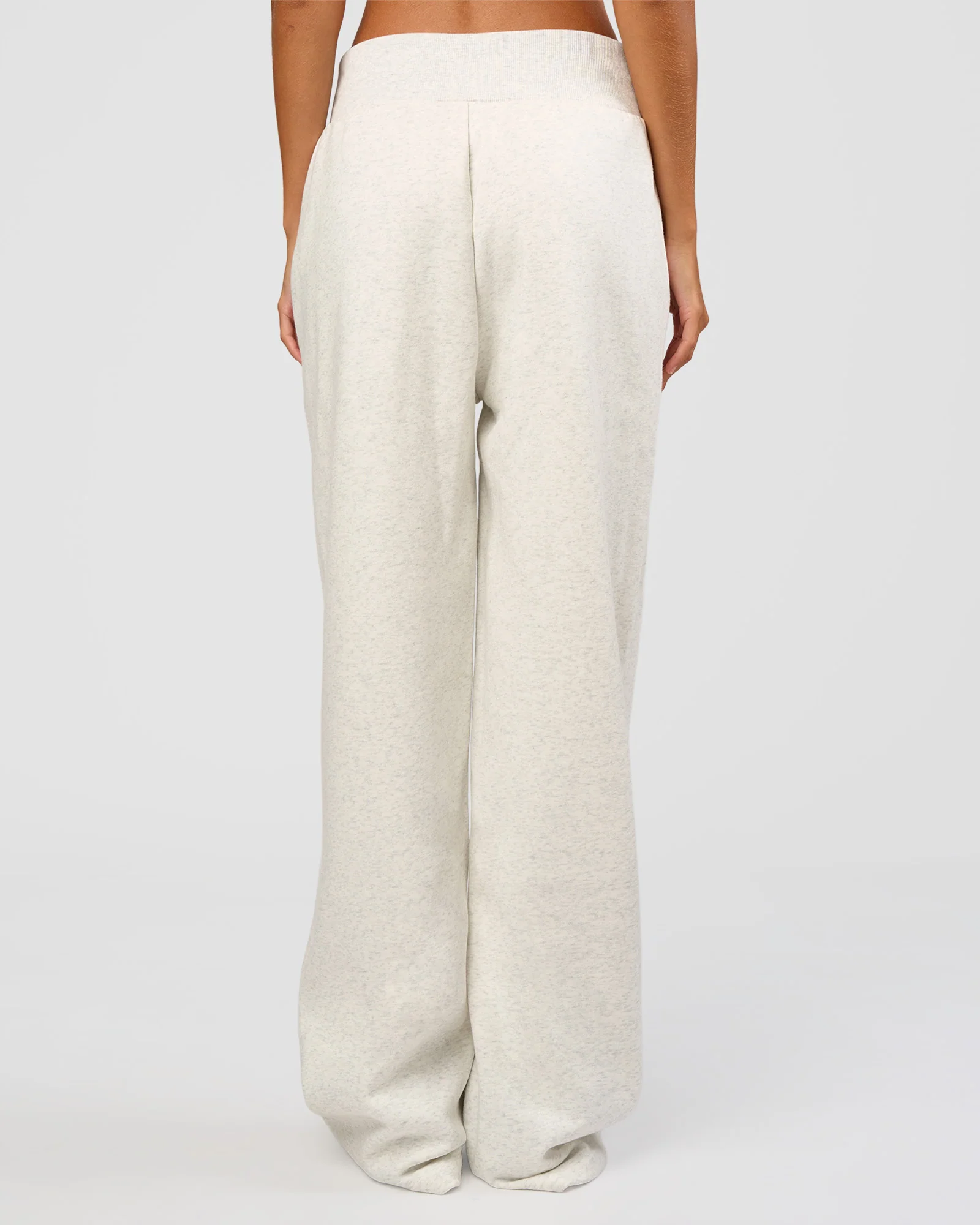Go-To Wide Leg Track Pant Tall - Silver Marl - Image 4