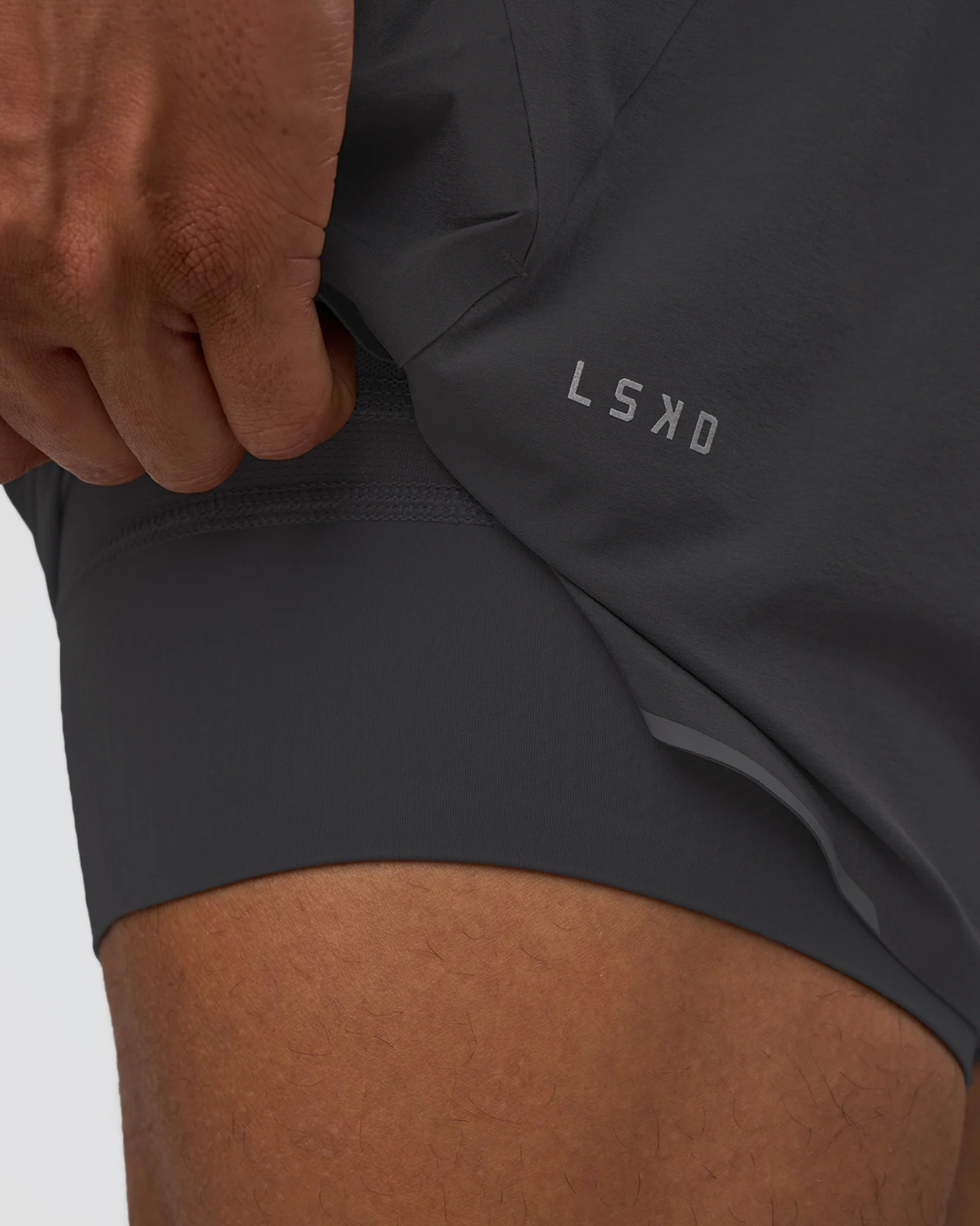 Hybrid Lined 5" Short - Dark Storm - Image 2
