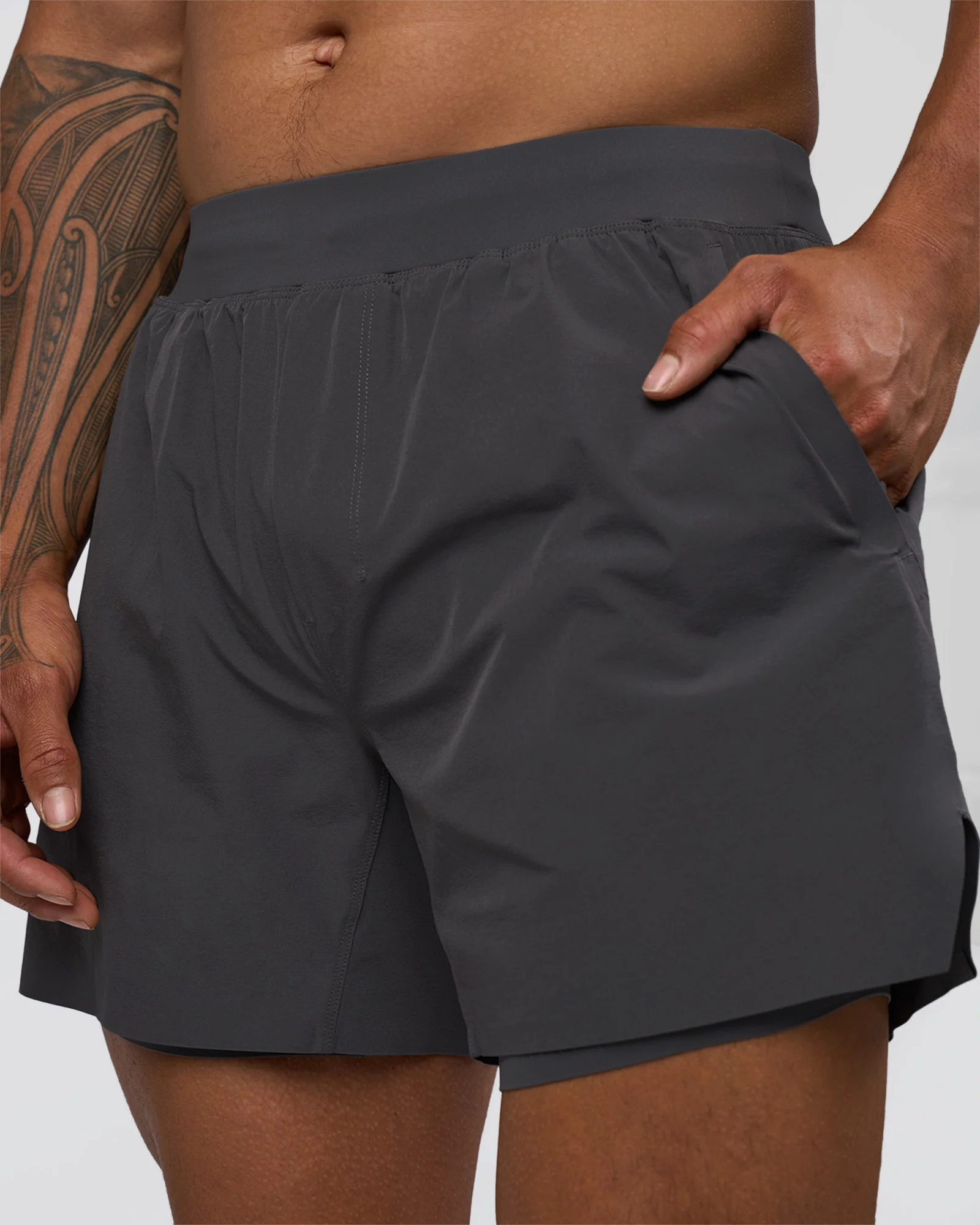 Hybrid Lined 5" Short - Dark Storm - Image 5