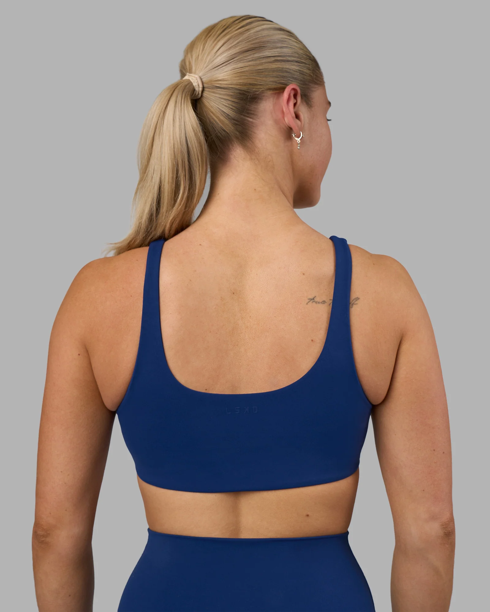 Impulse Reversible Sports Bra - Midnight Blue - Image 4