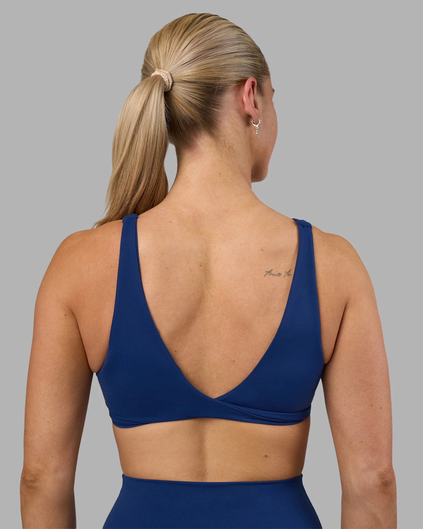 Impulse Reversible Sports Bra - Midnight Blue - Image 6
