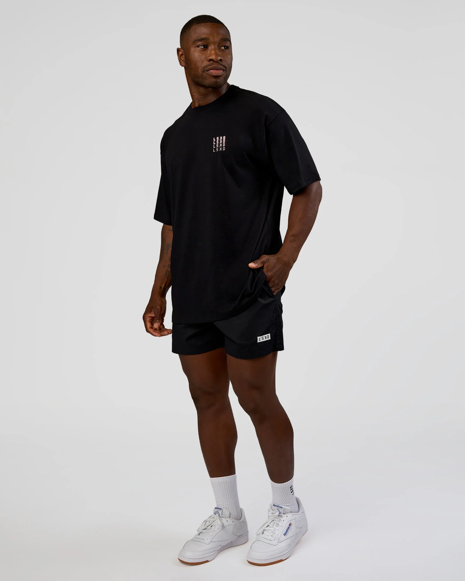 Inferno Journey FLXCotton Oversized Tee - Black-Ultra Fuchsia - Image 6