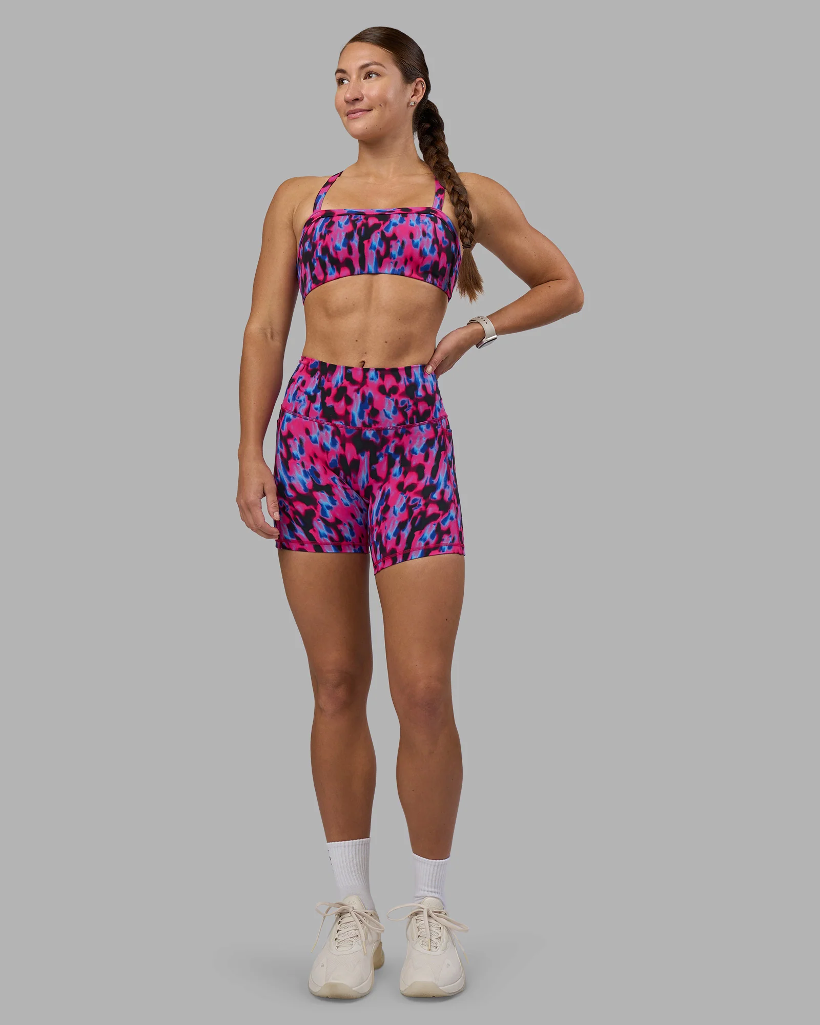 Inspired Sports Bra - Pink Luminous - Image 6