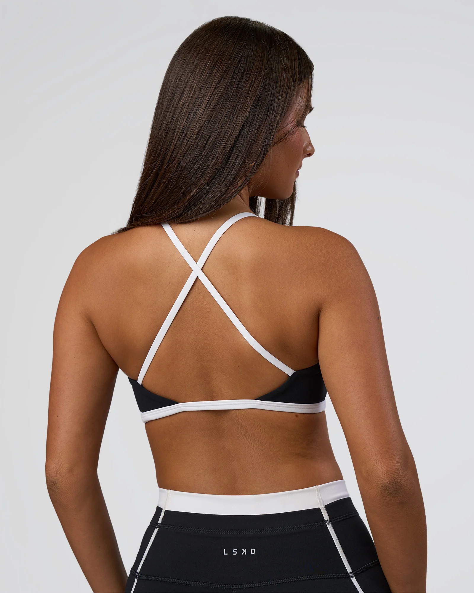 Liberate Sports Bra - Black-White - Image 4