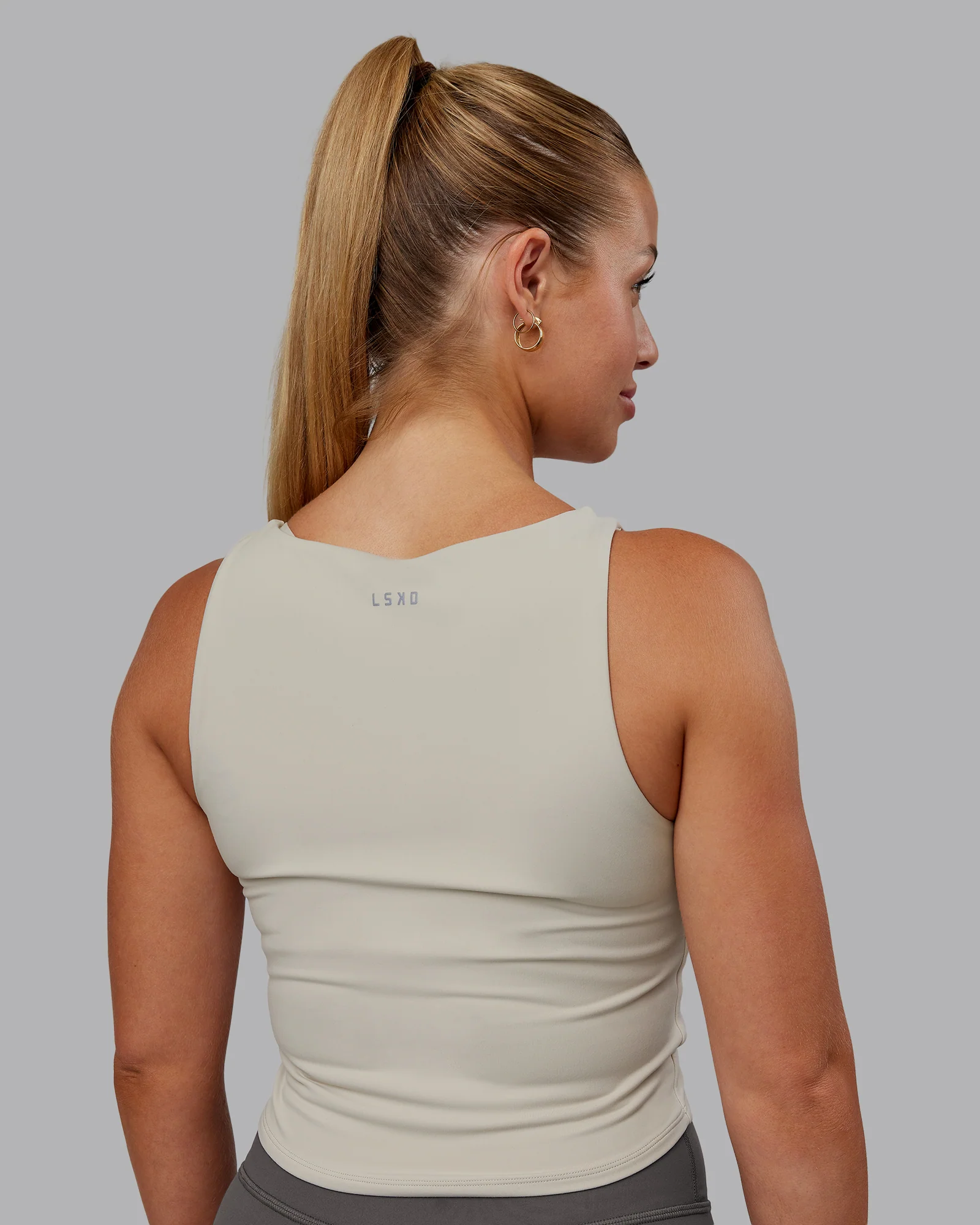 Liberty Ruched Tank - Shale Beige - Image 3