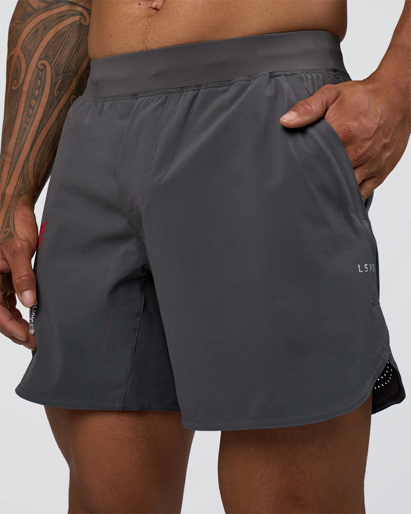 Lift 6" Short - Dark Storm-Scarlet - Image 9