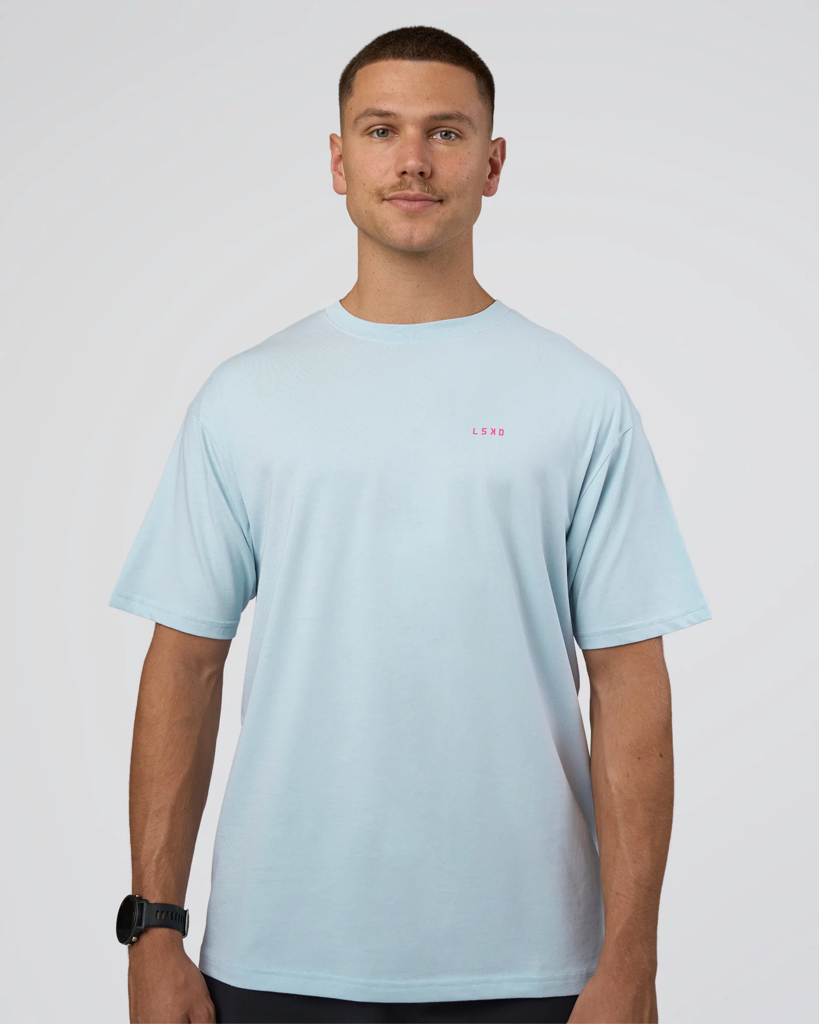 Lifting FLXCotton Oversized Tee - Blue Aura-Ultra Pink - Image 3