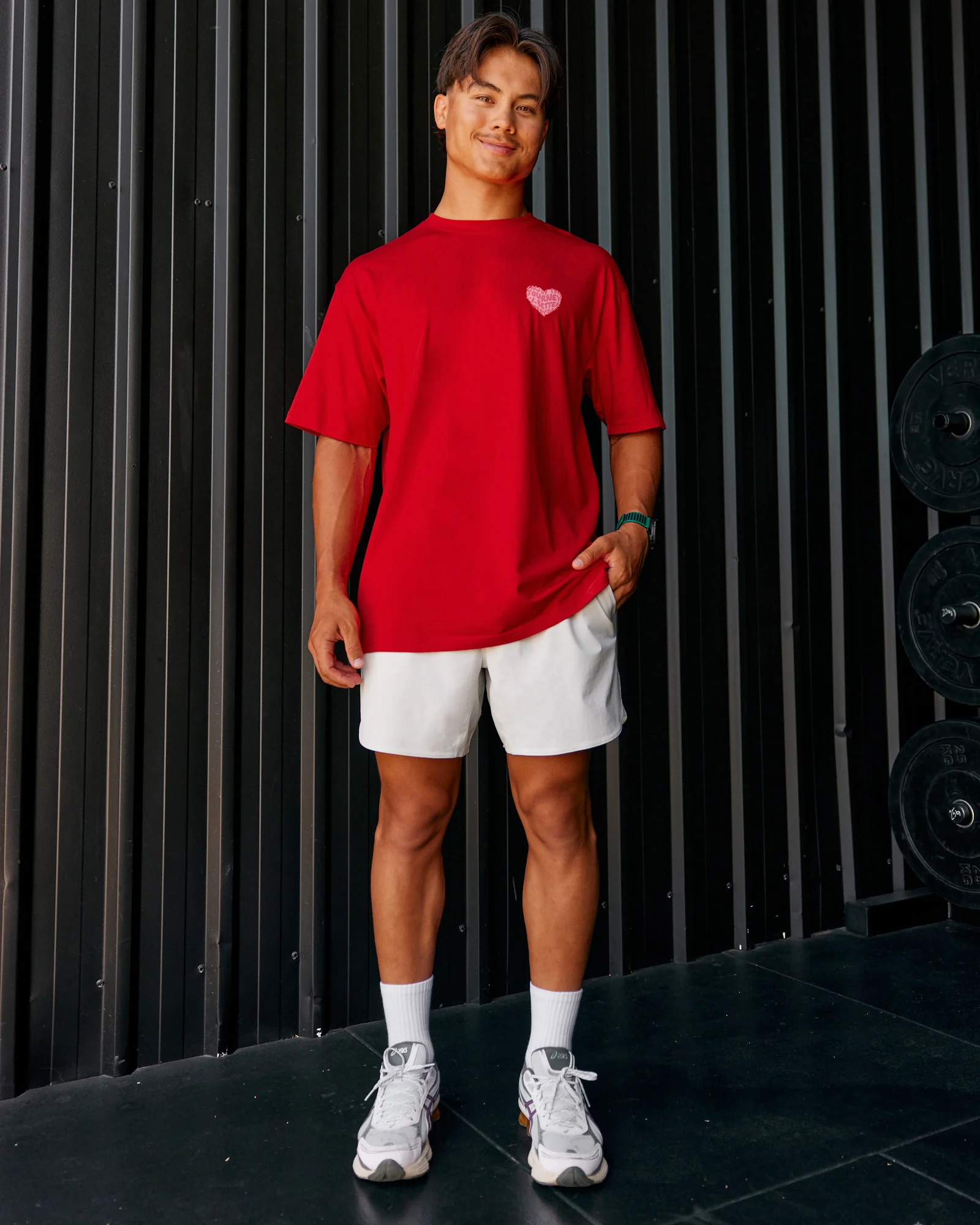 Love the Journey FLXCotton Oversized Tee - Flame-Candy Pink - Image 3