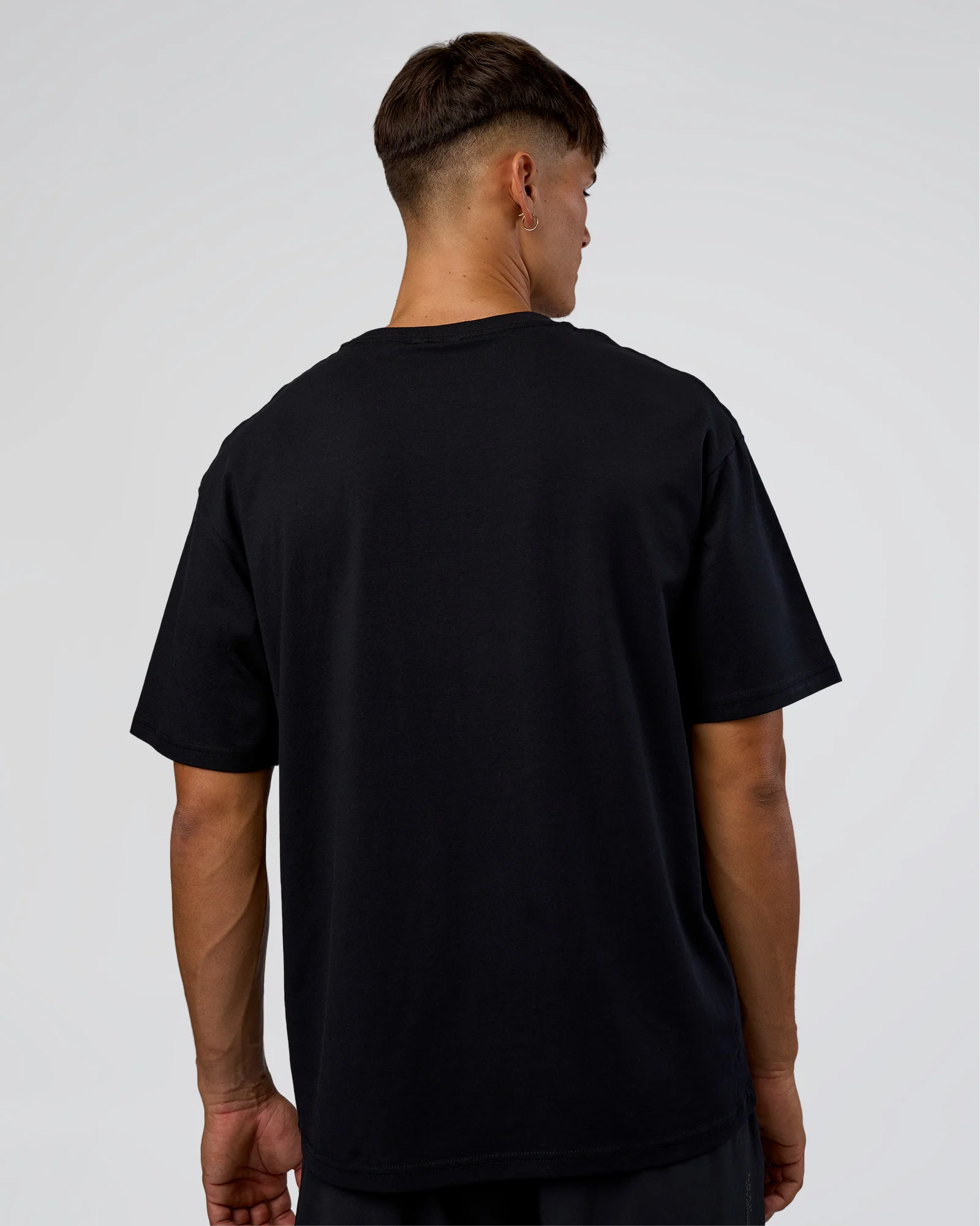 LSKD Run Club FLXCotton Oversized Tee - Black-White - Image 7