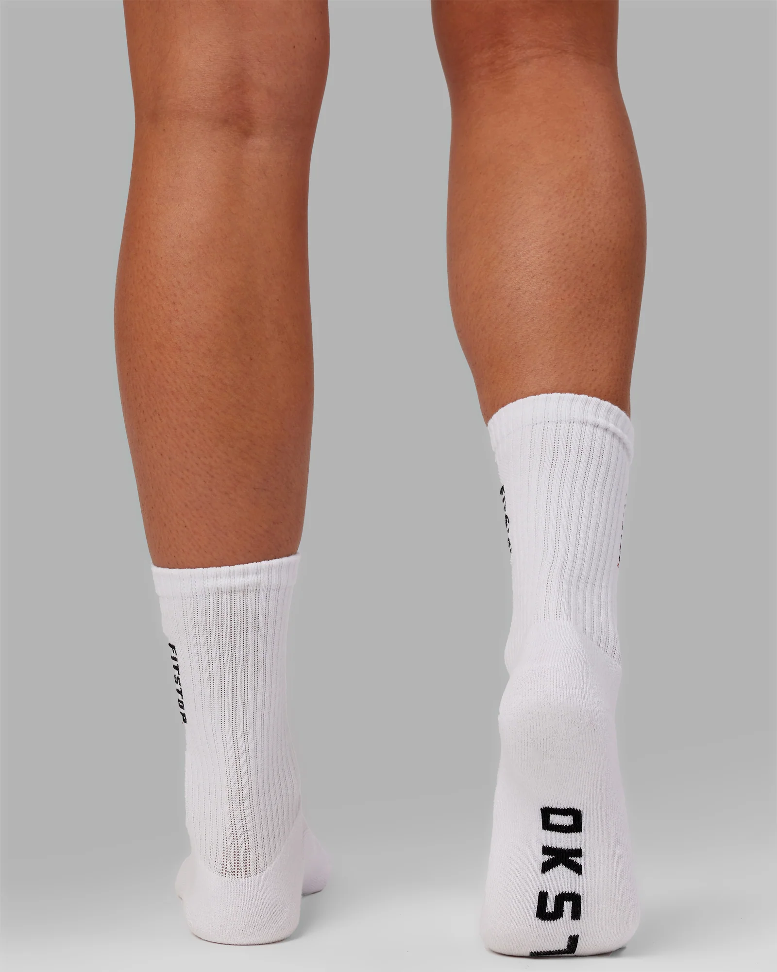 LSKD x Fitstop Crew Sock - White - Image 4