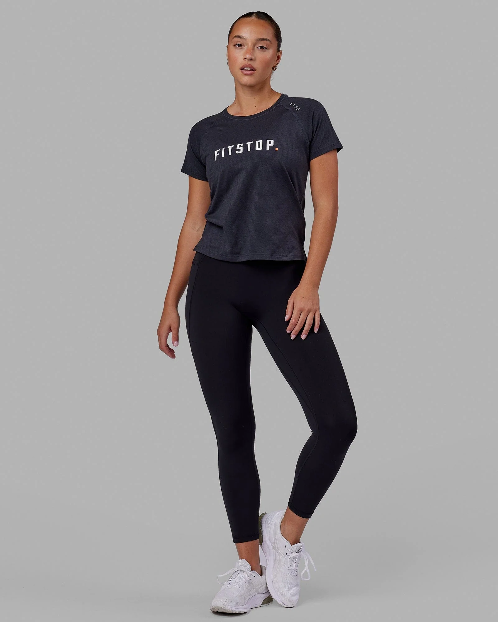 LSKD x FS VapourFLX Trainer Tee - Black Marl - Image 2