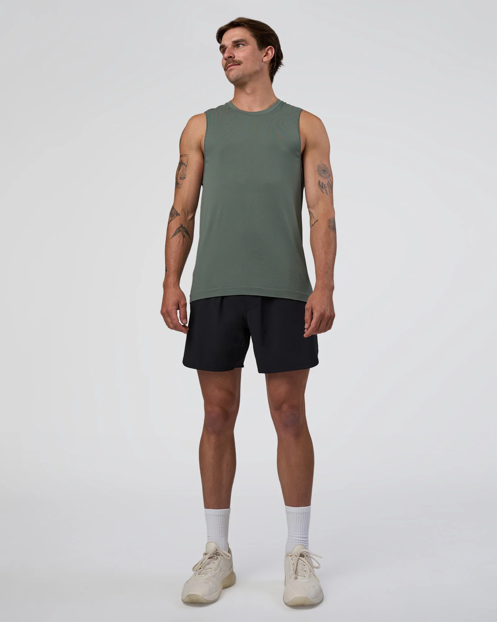 AeroFLX+ Seamless Muscle Tank - Graphite/Graphite - Image 4
