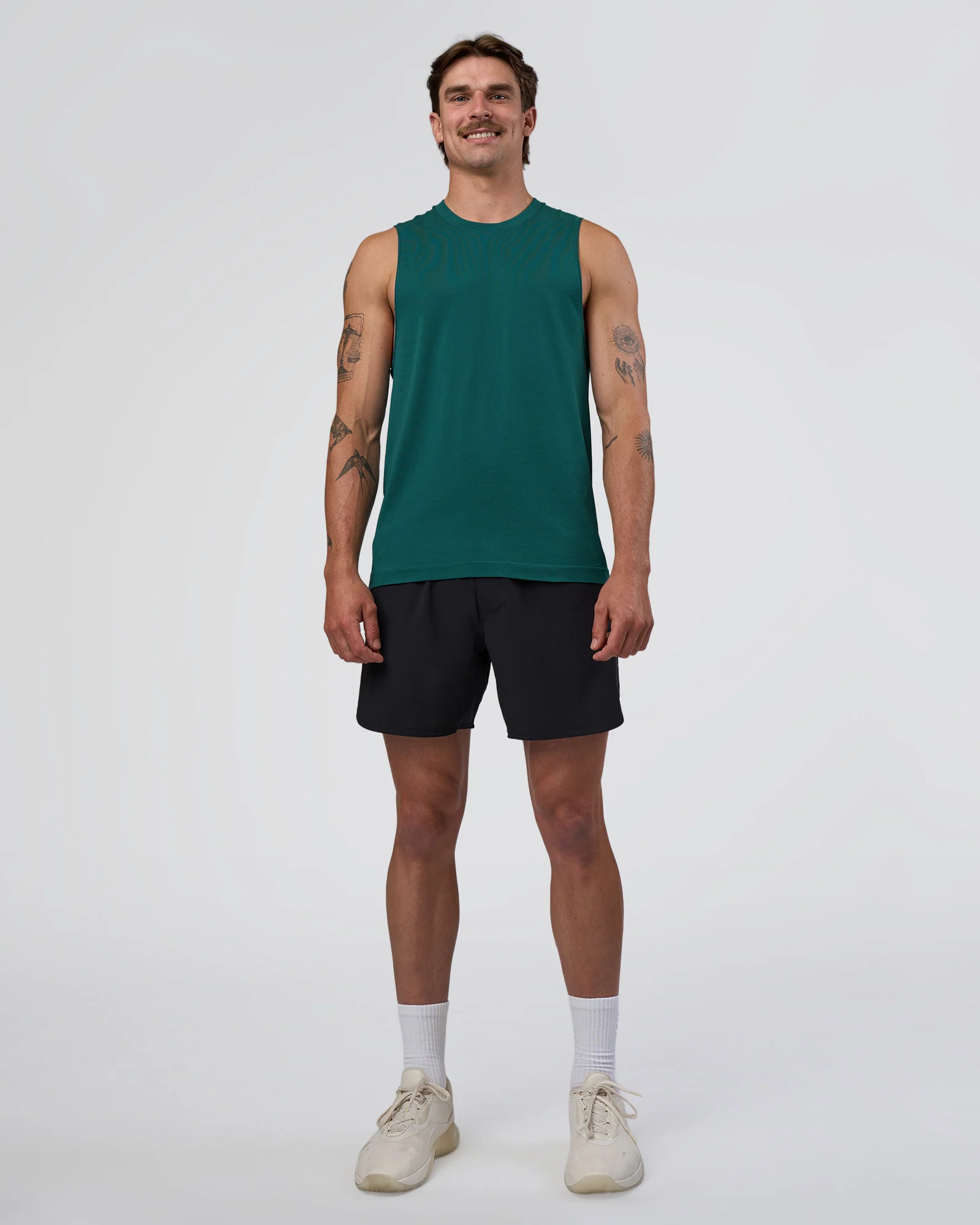 AeroFLX+ Seamless Muscle Tank - Transformative Teal/Transformative Teal - Image 2