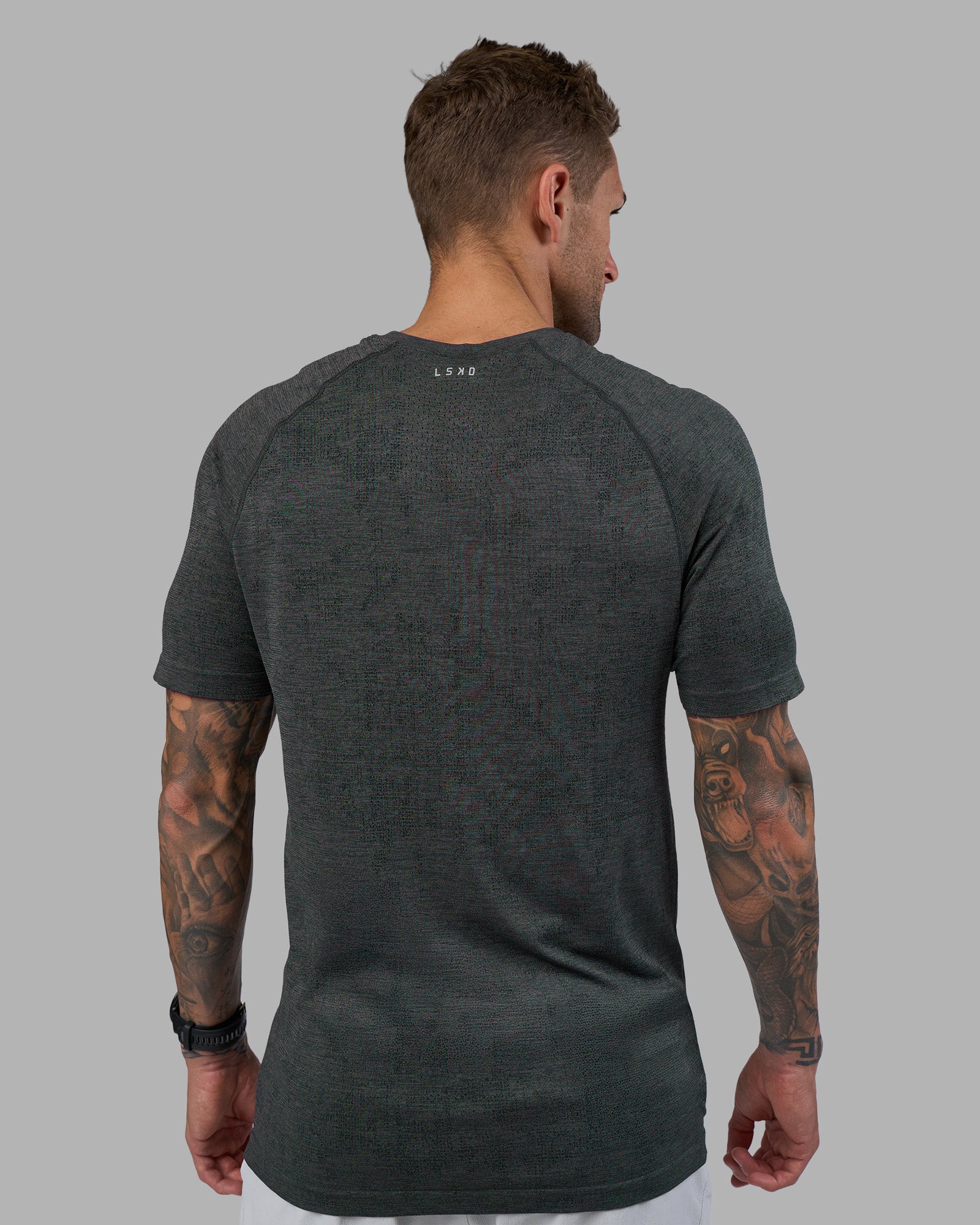 AeroFLX+ Seamless Tee - Black Camo-Graphite - Image 4
