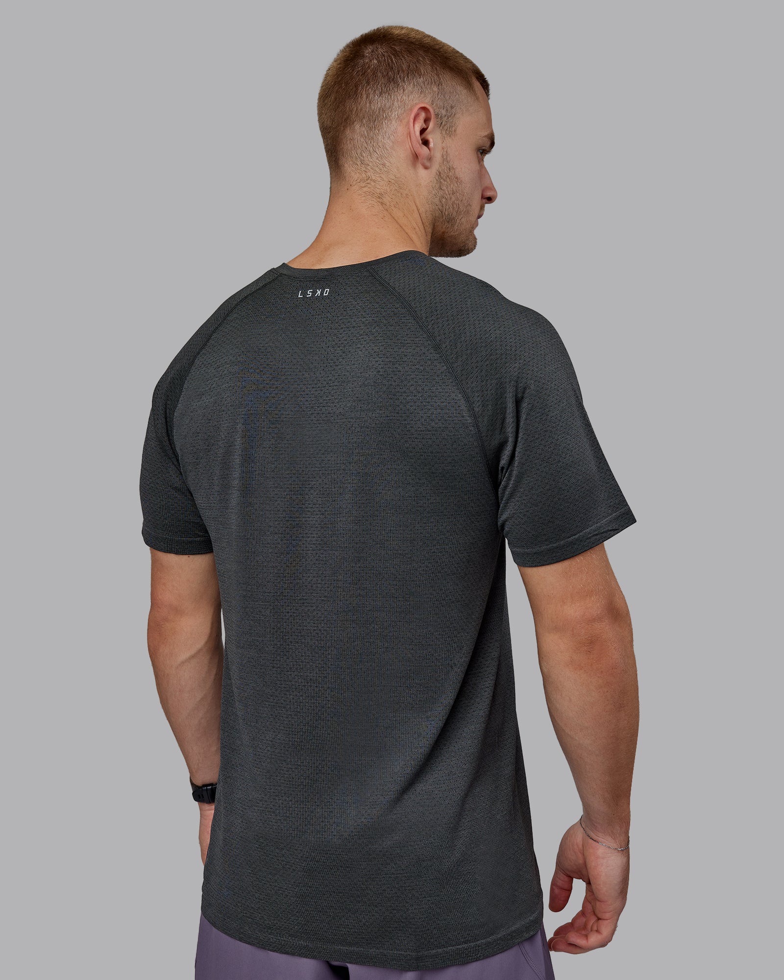 AeroFLX+ Seamless Tee - Pirate Black Marl - Image 3