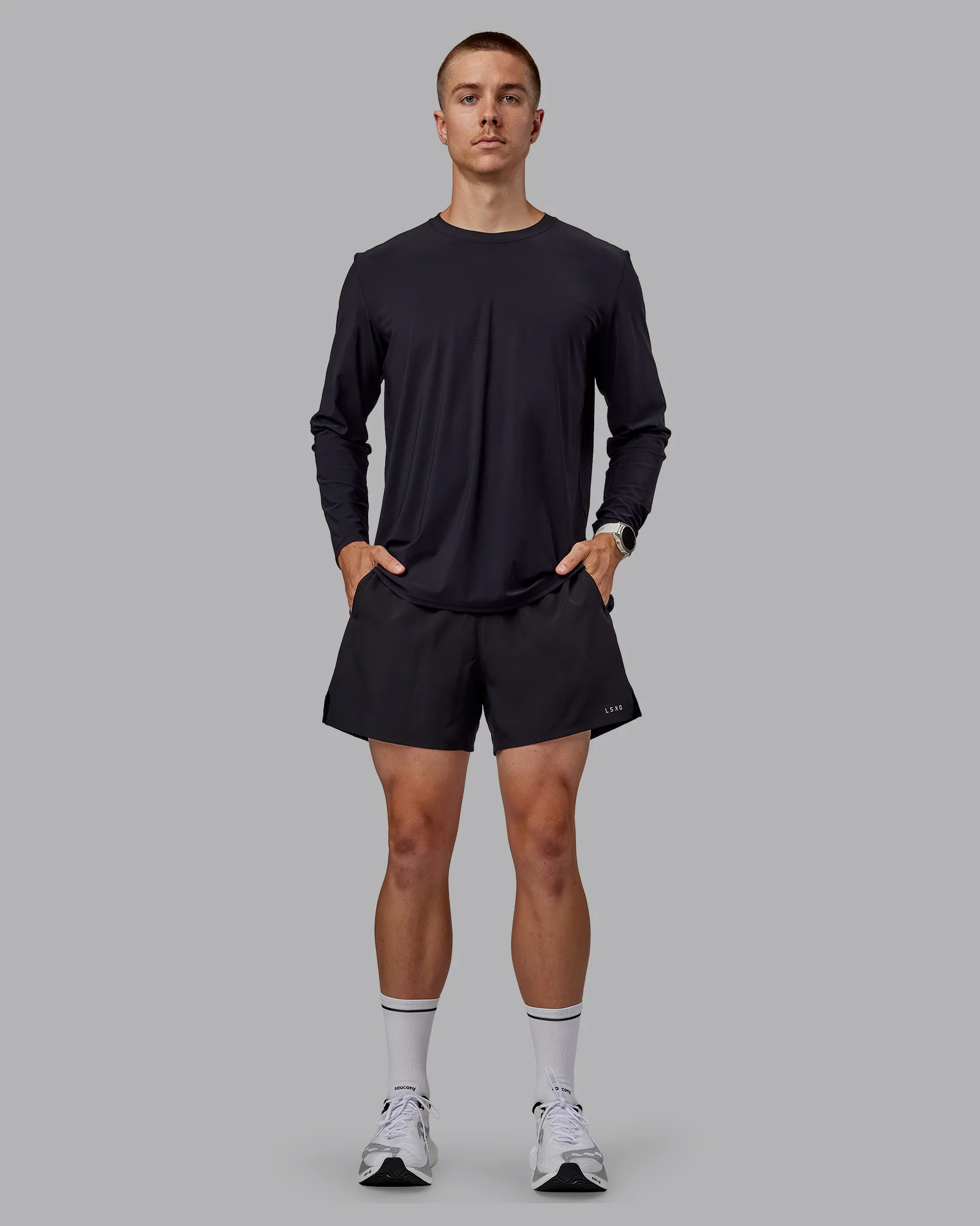 Cadence Long Sleeve Top - Black - Image 7