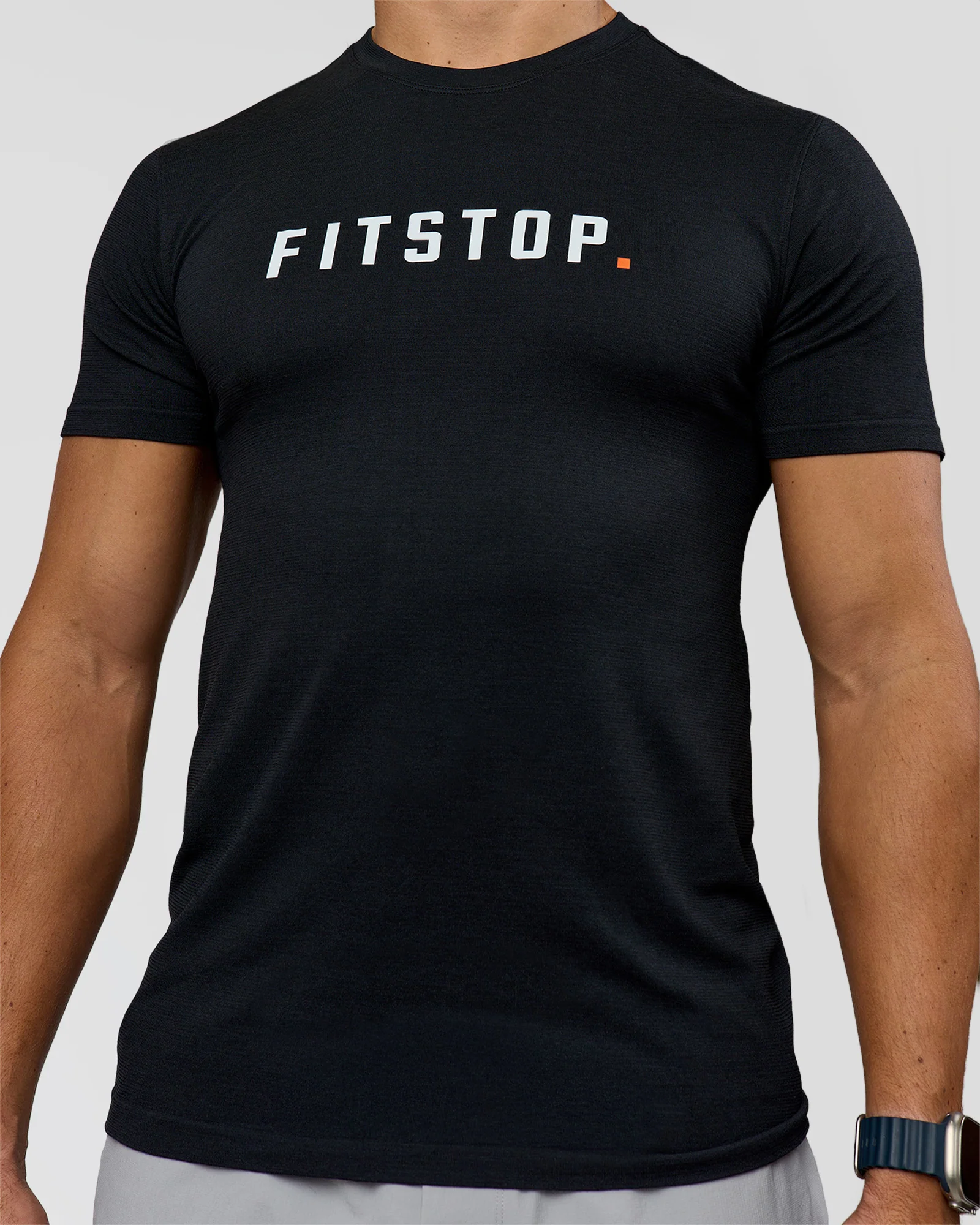 Fitstop AeroFLX+ Seamless Tee - Black - Image 4