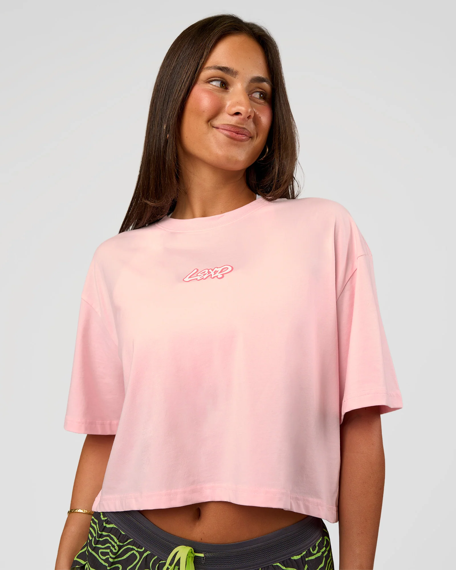 Miami Vibe FLXCotton Cropped Tee - Marshmallow - Image 2