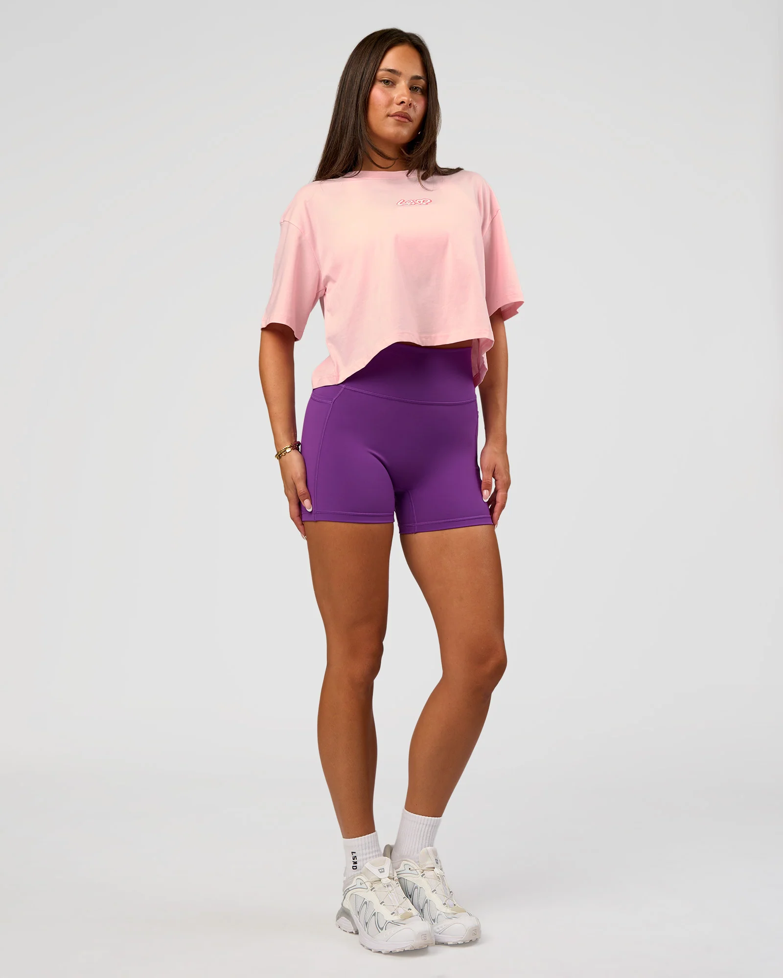Miami Vibe FLXCotton Cropped Tee - Marshmallow - Image 4