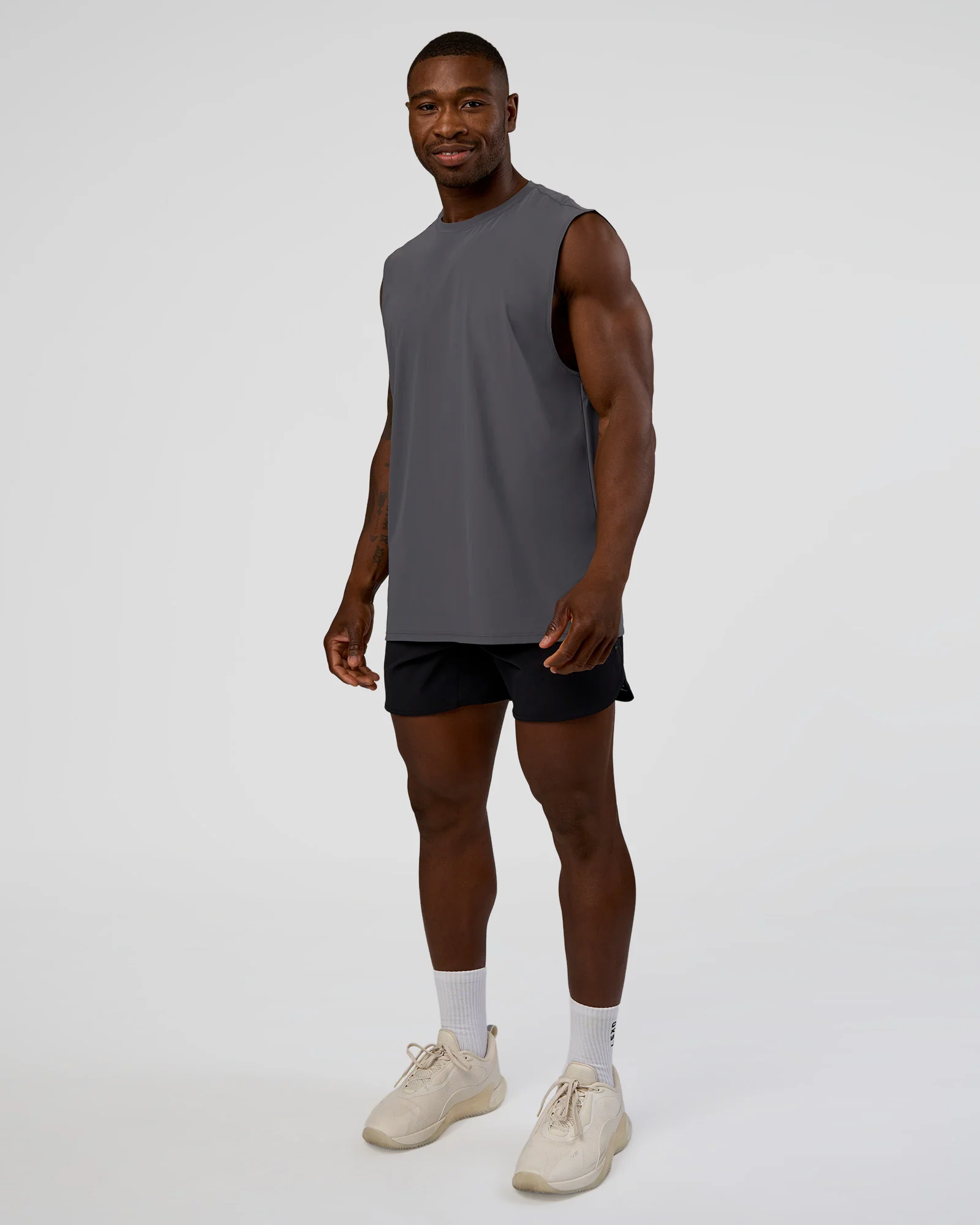 Cadence MicroMotion Muscle Tank - Dark Storm - Image 5