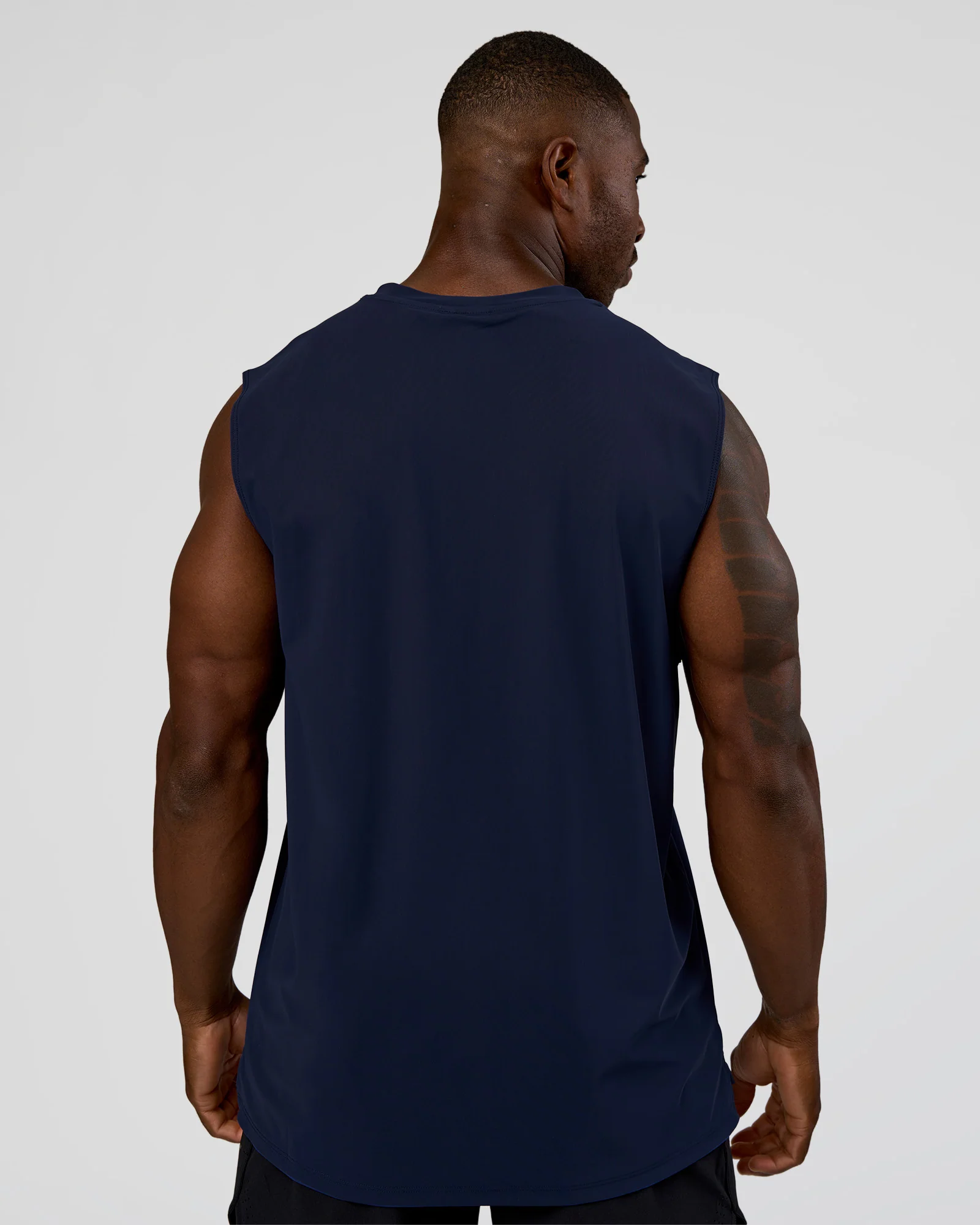Cadence MicroMotion Muscle Tank - Future Navy - Image 4