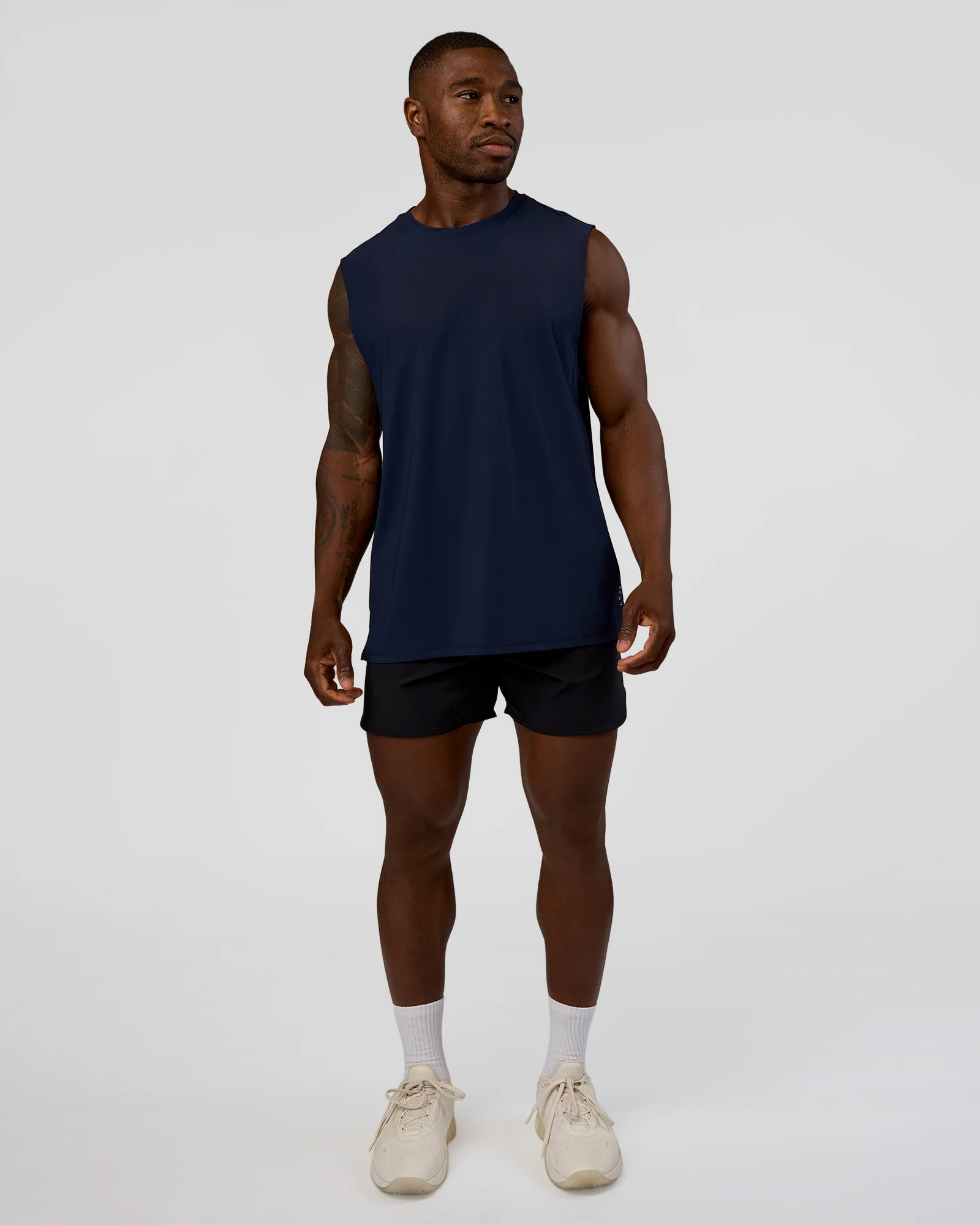 Cadence MicroMotion Muscle Tank - Future Navy - Image 5