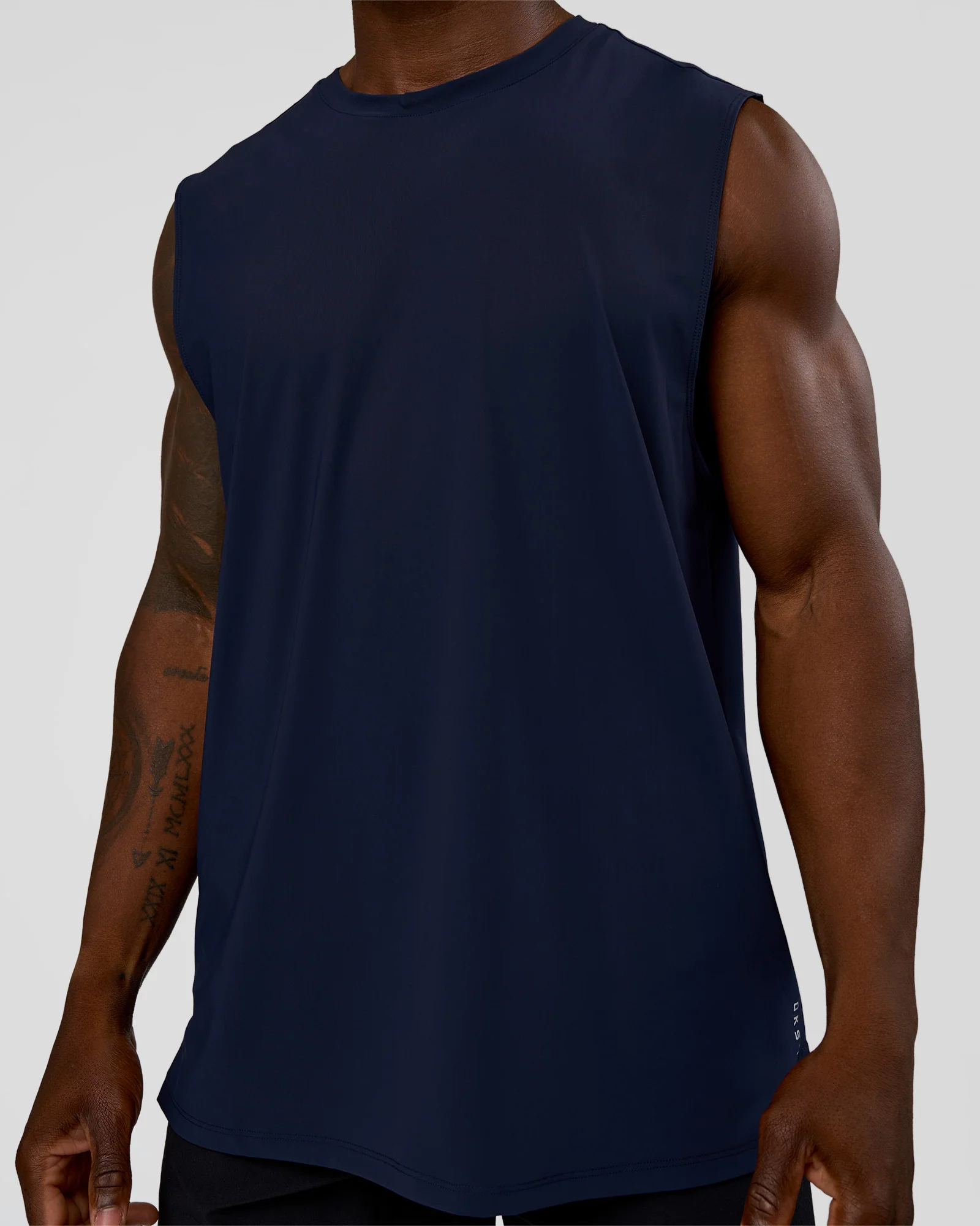 Cadence MicroMotion Muscle Tank - Future Navy - Image 6
