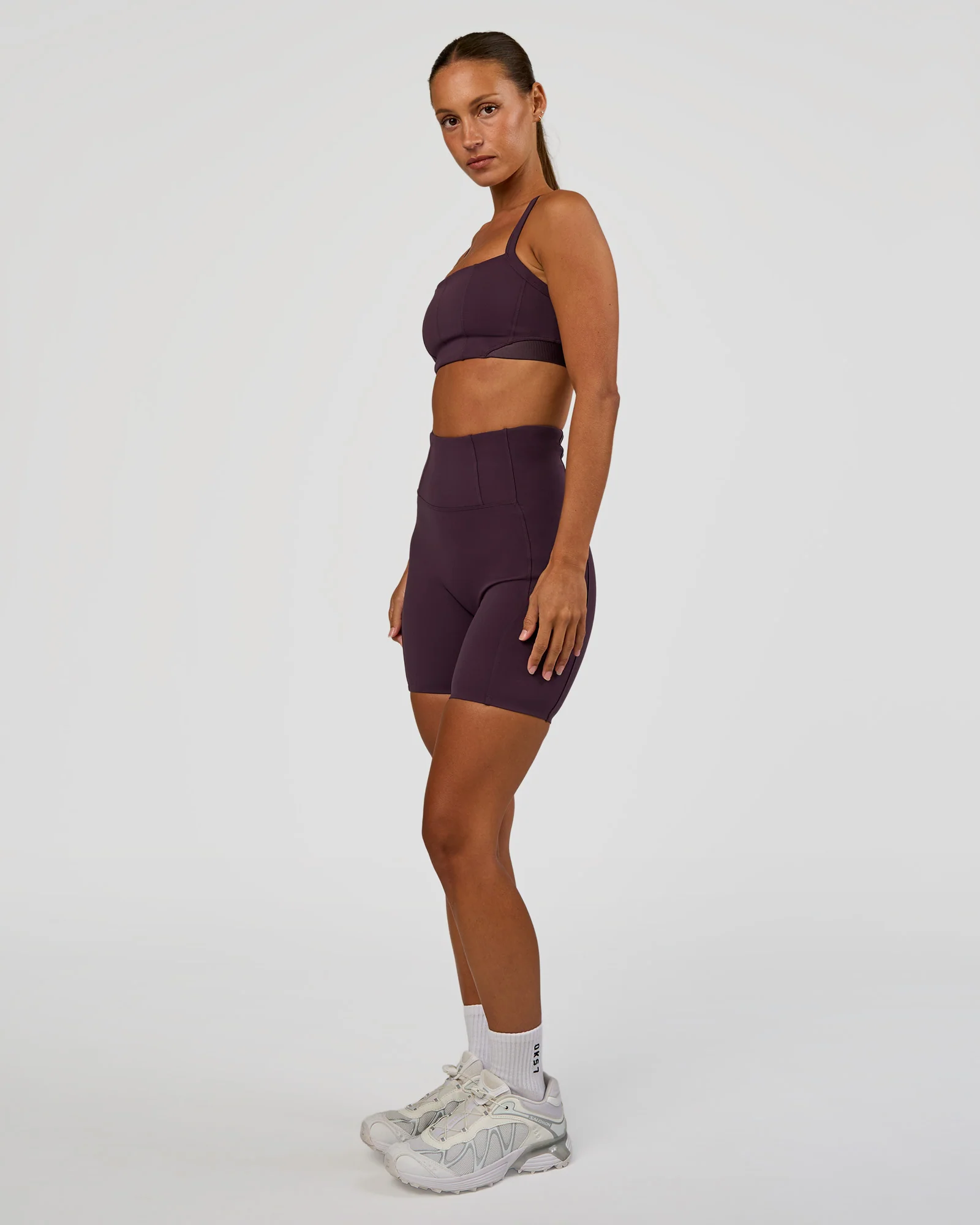 Momentum Corset Sports Bra - Midnight Plum - Image 8