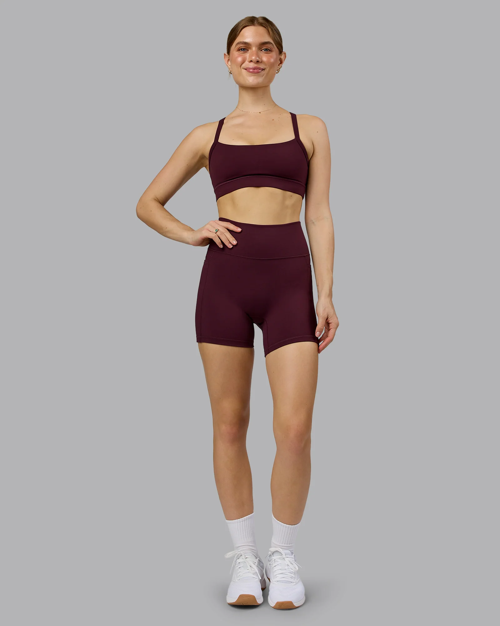 Momentum Sports Bra - Cherry Lacquer - Image 5