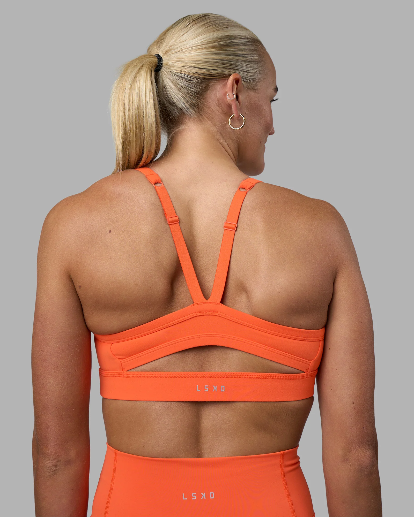 Momentum Sports Bra - Ultra Orange - Image 2