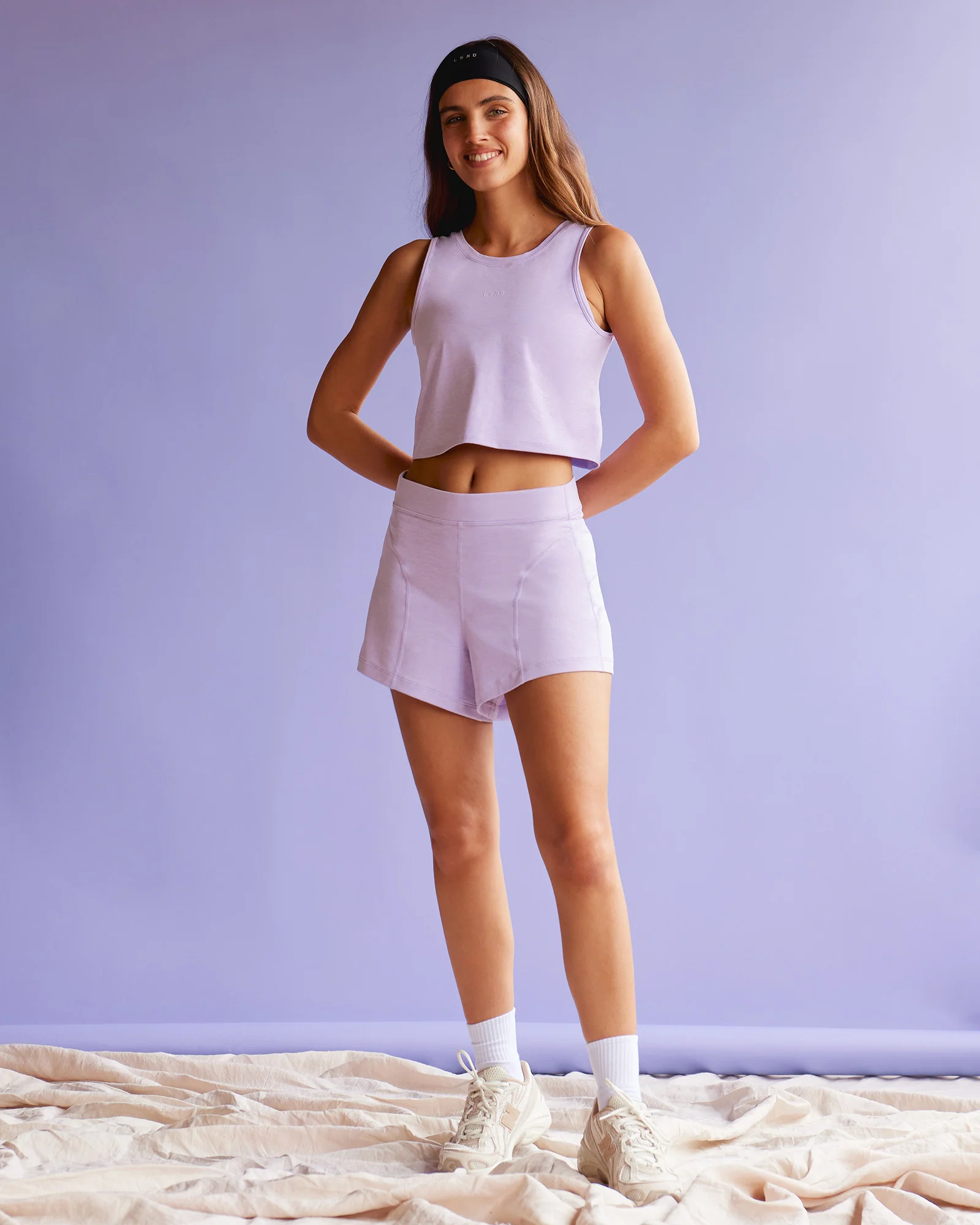 Movement CloudFLX 3" Short - Orchid Bloom Marl - Image 2
