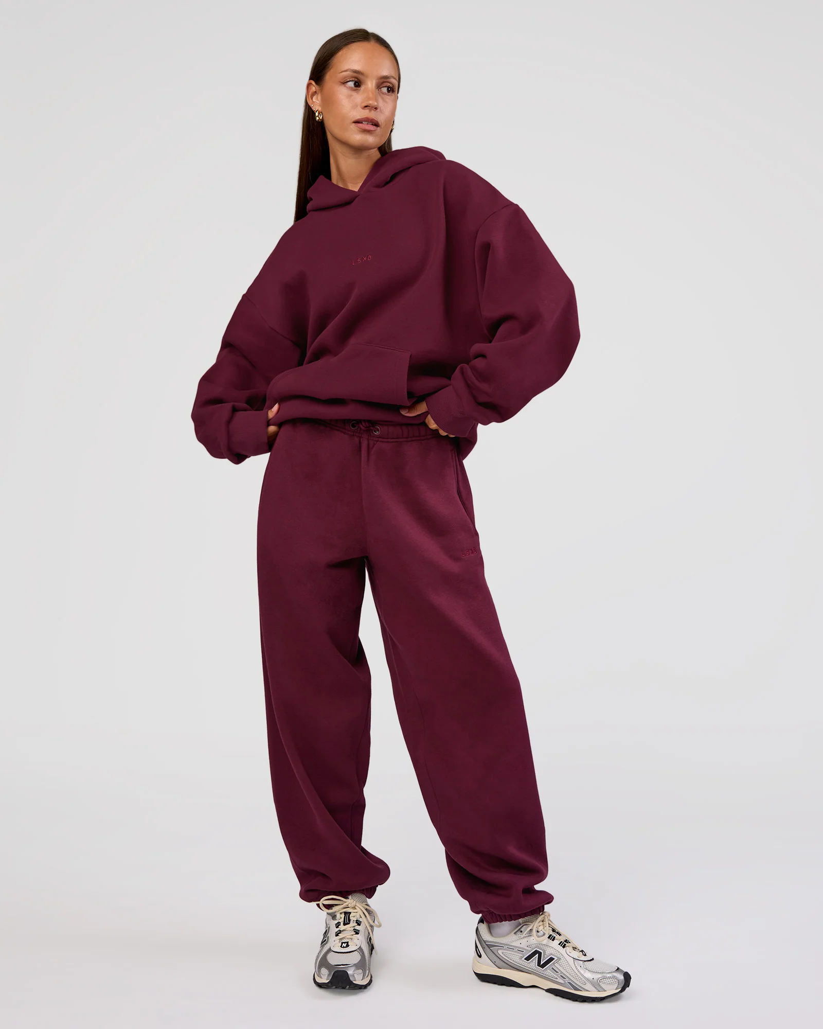 MVP Oversized Hoodie - Cherry Lacquer - Image 3