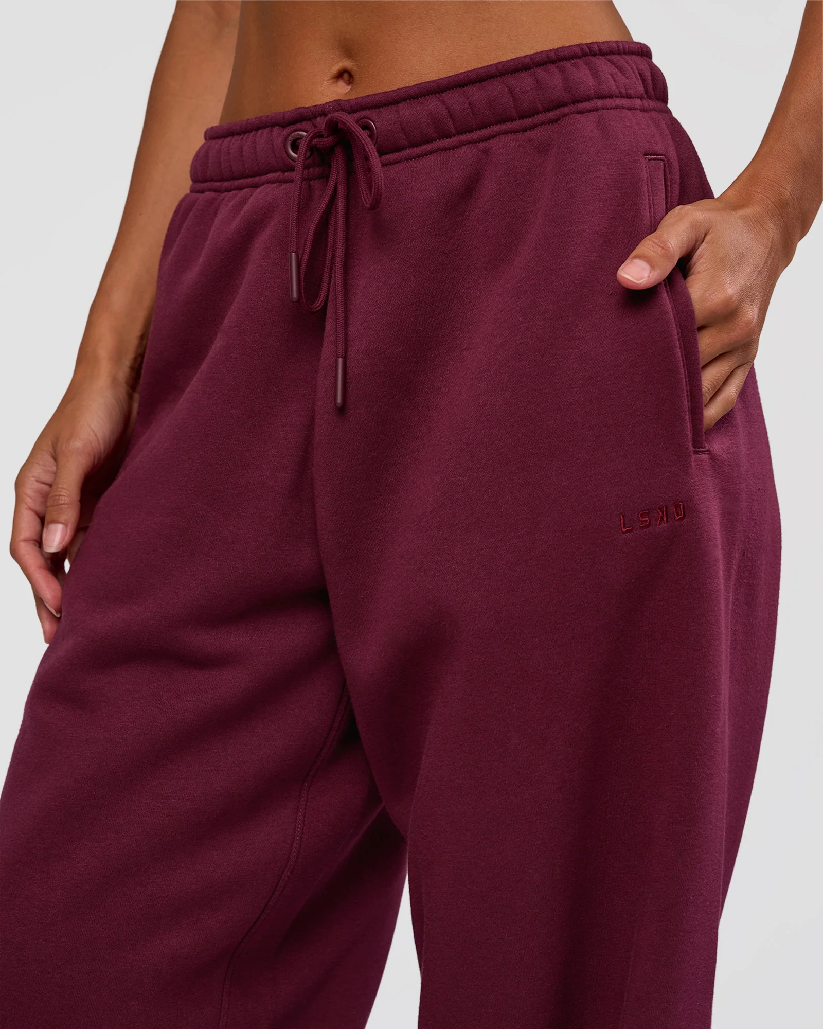 MVP Oversized Slouchy Fit Track Pant - Cherry Lacquer - Image 3