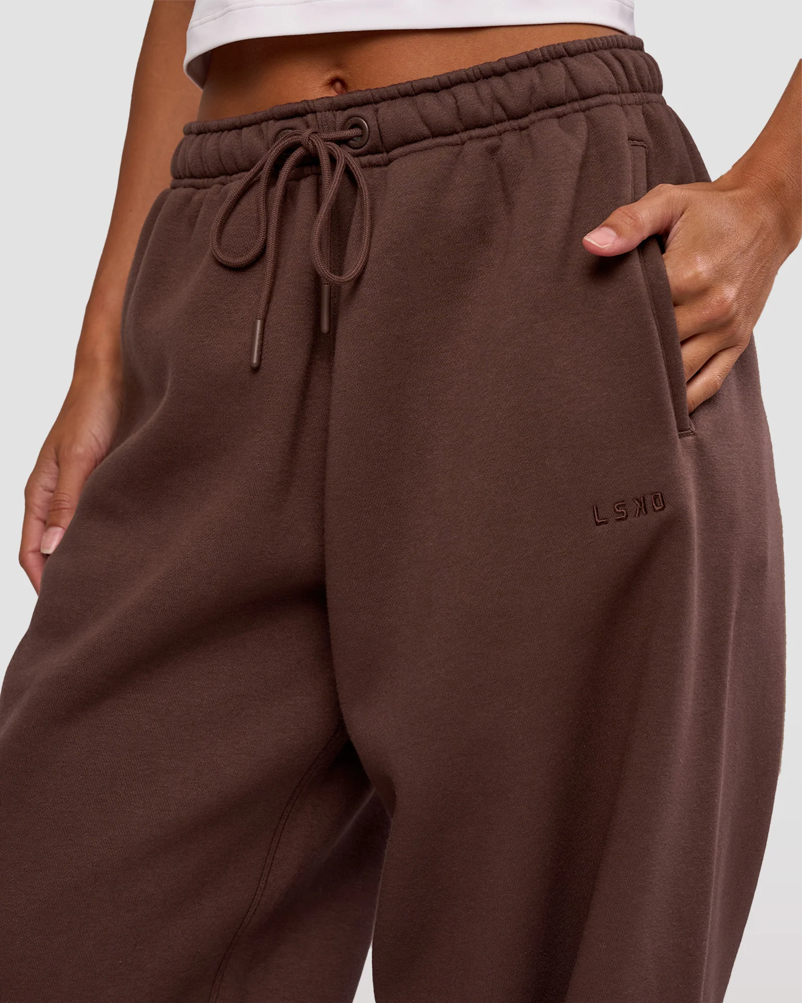 MVP Oversized Slouchy Fit Track Pant - Hot Chocolate - Image 3