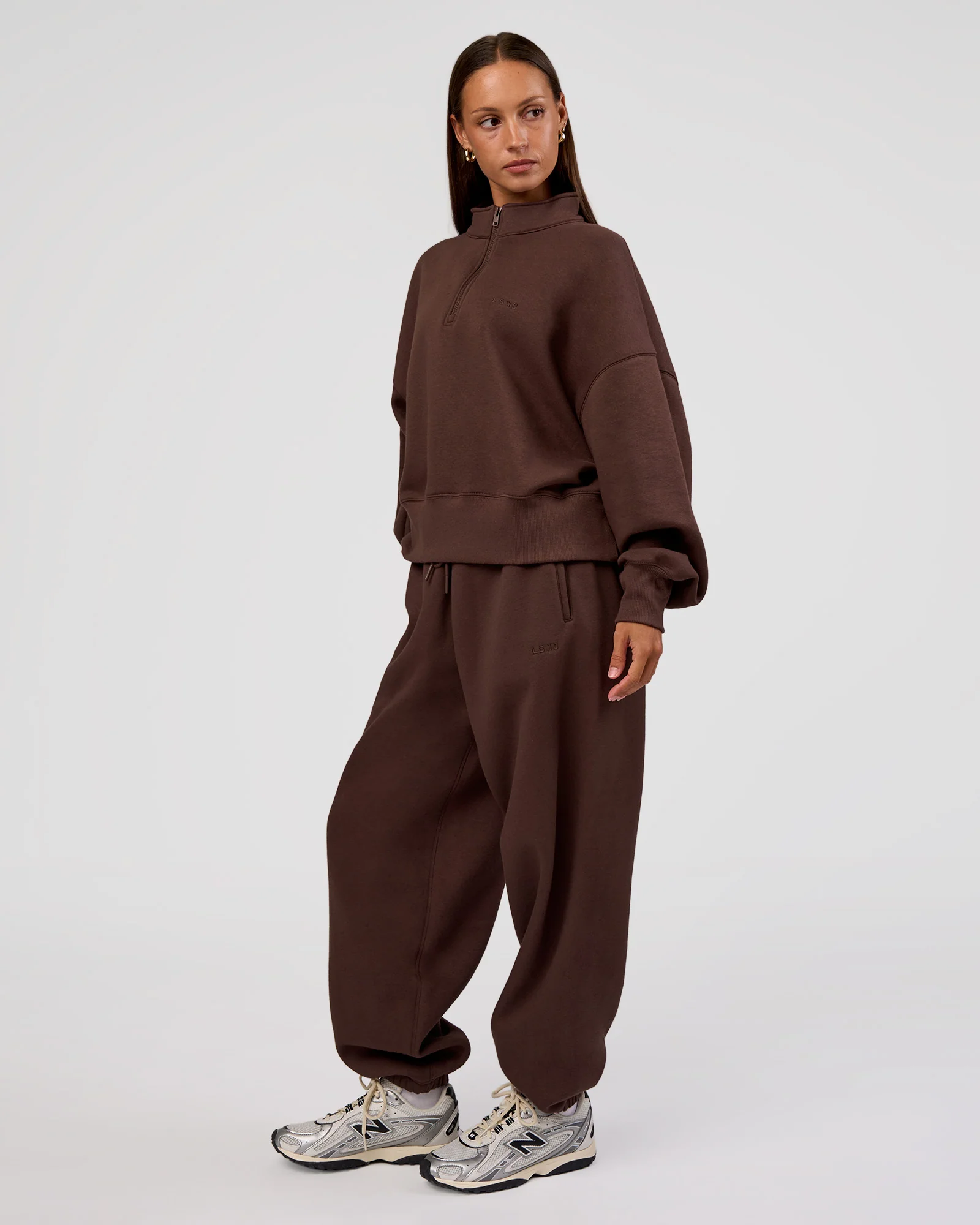 MVP Oversized Slouchy Fit Track Pant - Hot Chocolate - Image 5