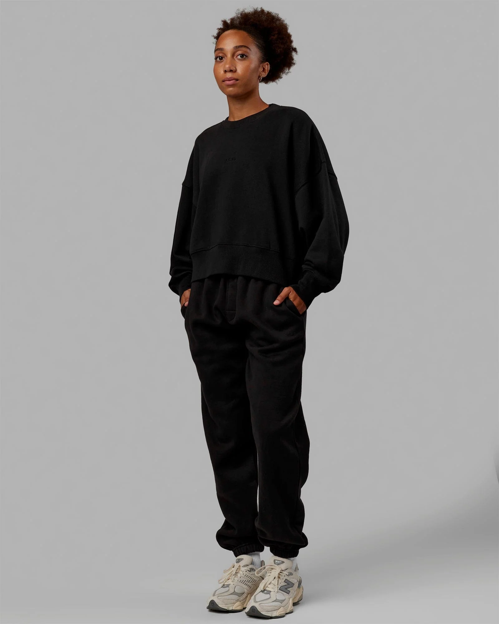 MVP Oversized Sweater - Black-Black - Image 6