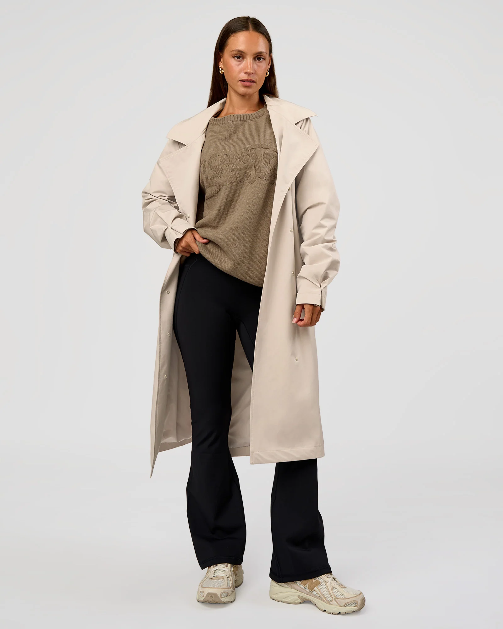 On the Move Trench Coat - Shale Beige - Image 12