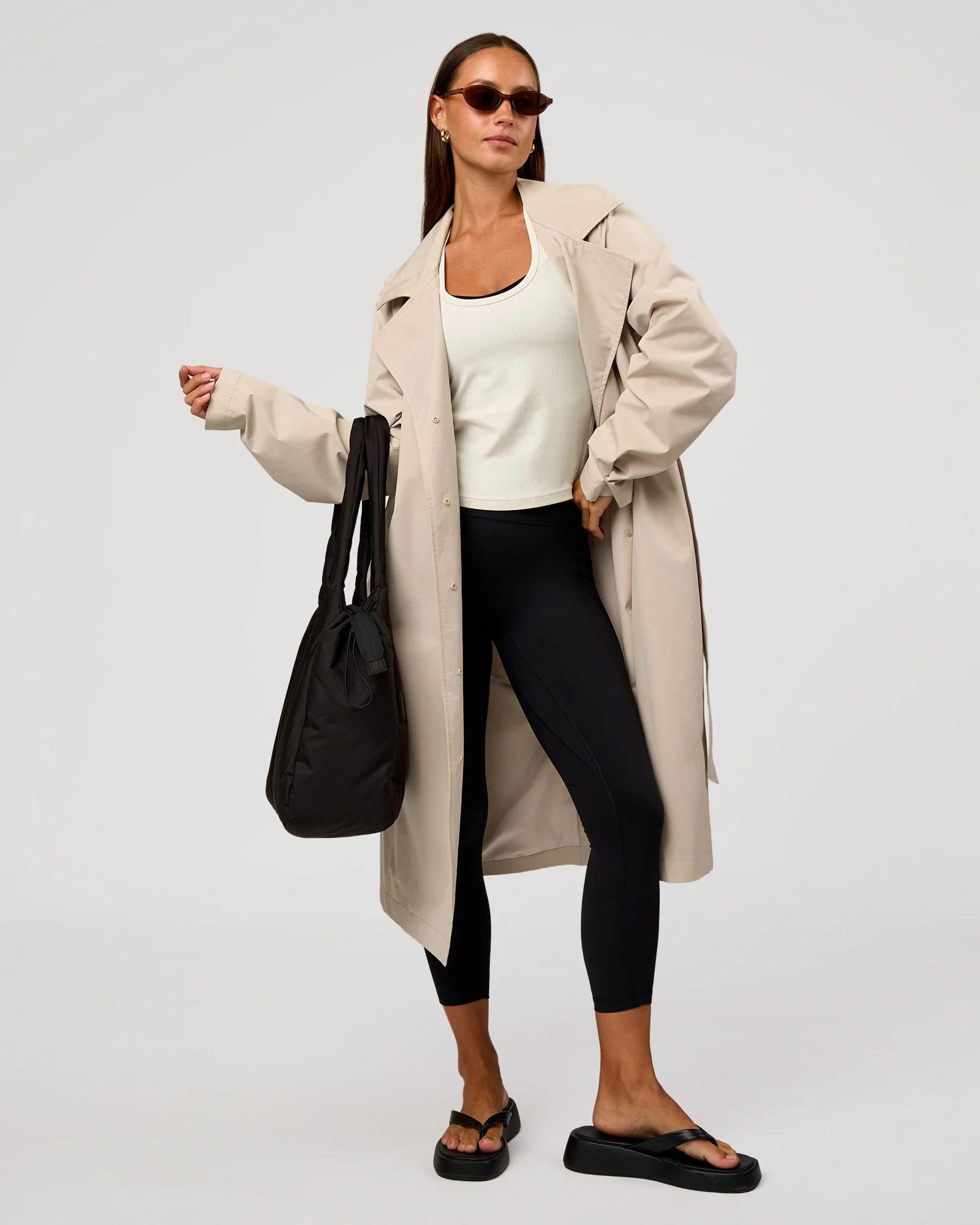 On the Move Trench Coat - Shale Beige - Image 14