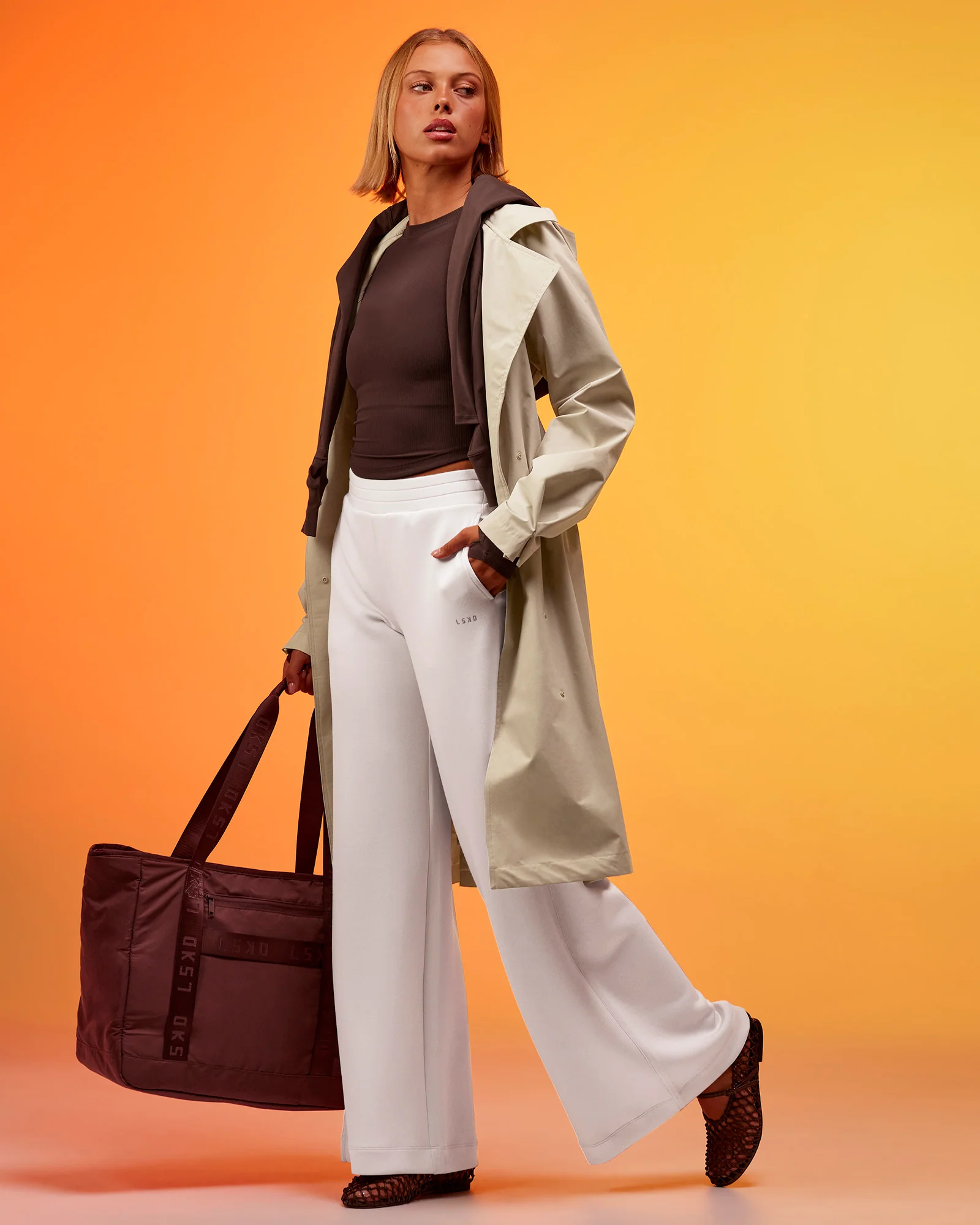 On the Move Trench Coat - Shale Beige - Image 5