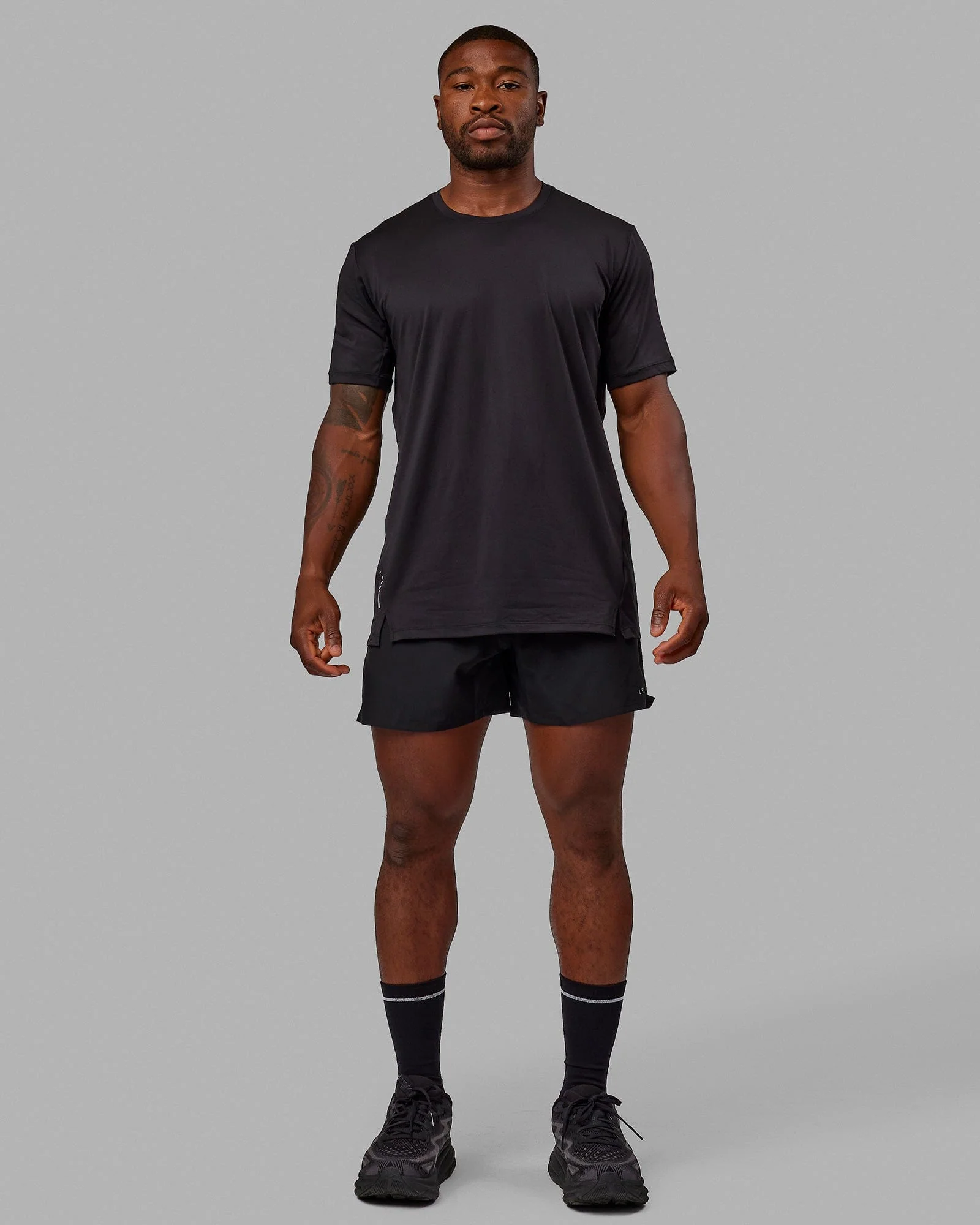 Pace 5" Lined Running Short - Black-Reflective - Image 6