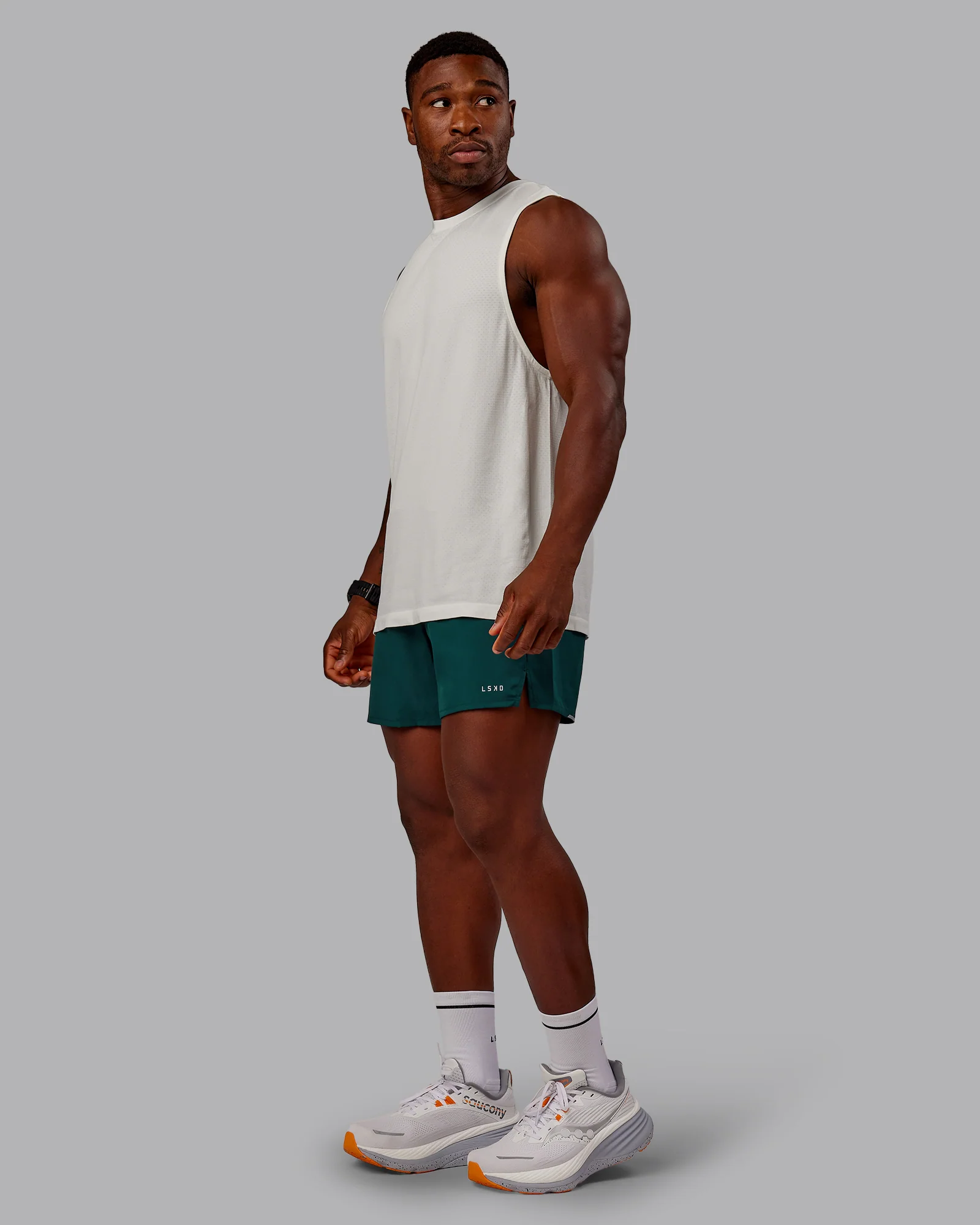 Pace 5" Lined Running Short - Dark Moss - Image 5